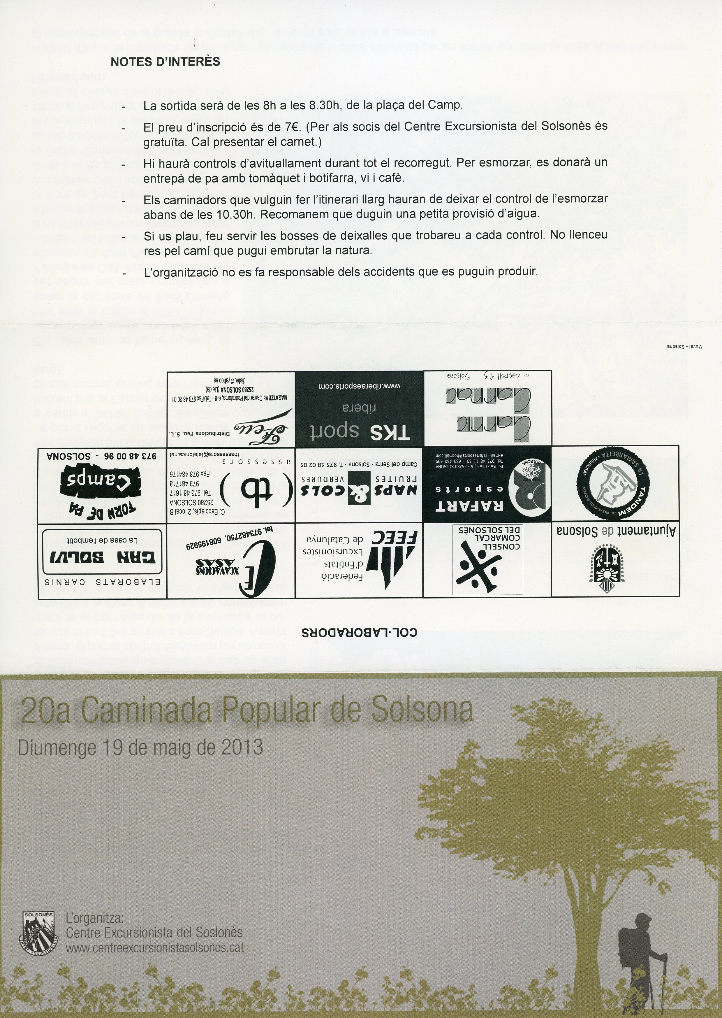 20 Caminada Popular de Solsona : Diumenge 19 de maig de 2013 - Miniatura 3