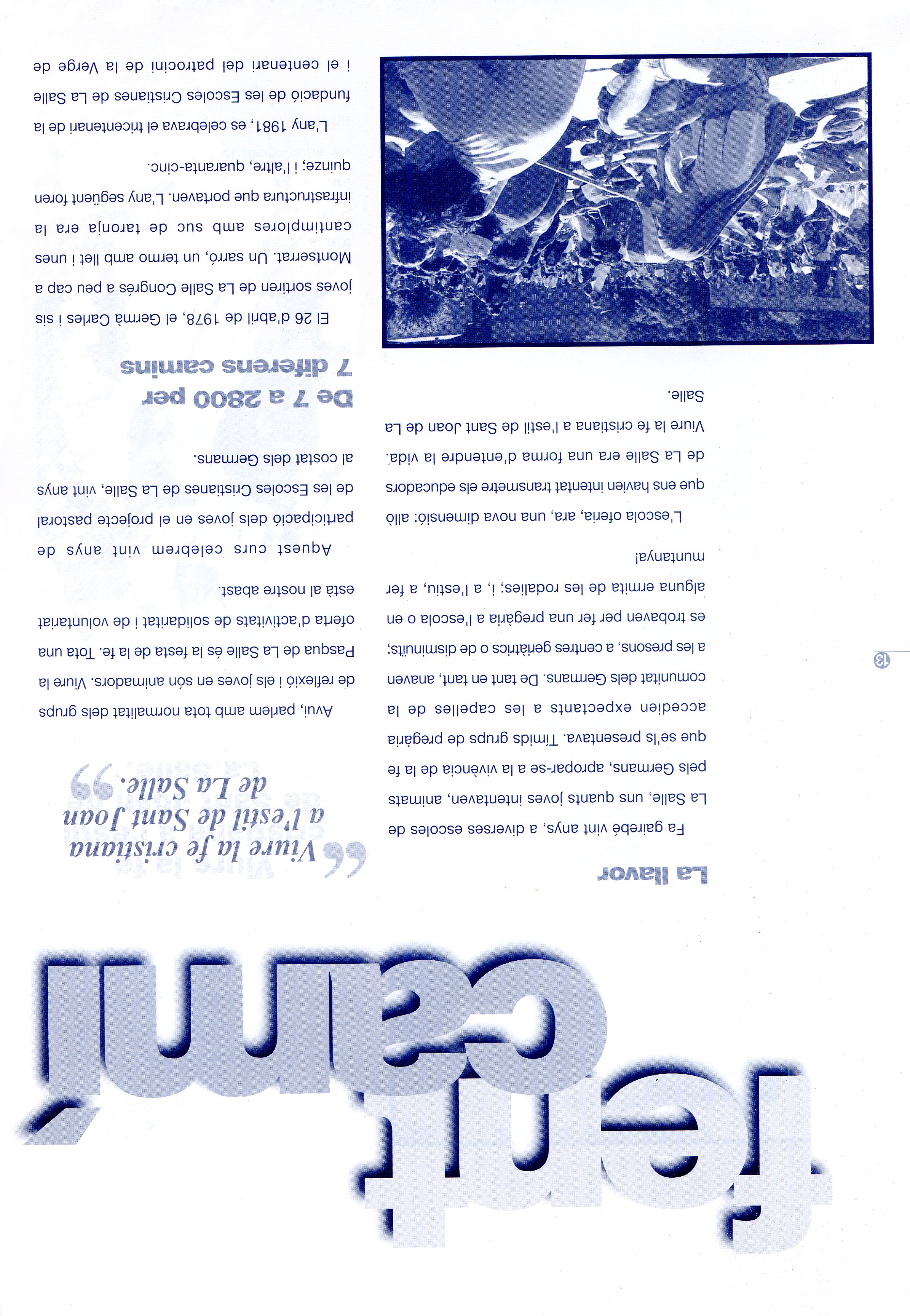 20 anys amb La Salle : 20 anys de Montserrat a Peu - Miniatura 3