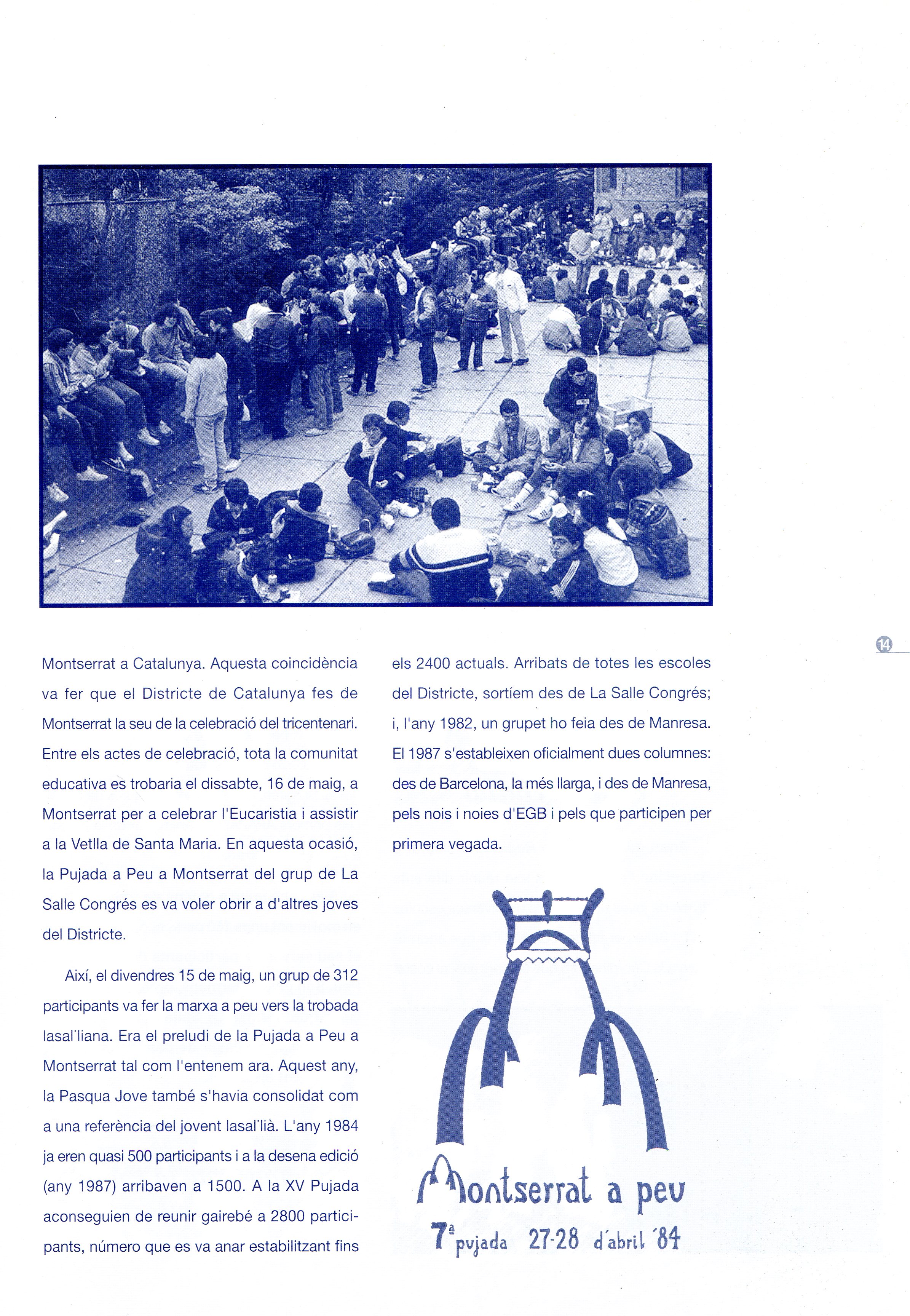 20 anys amb La Salle : 20 anys de Montserrat a Peu - Miniatura 4