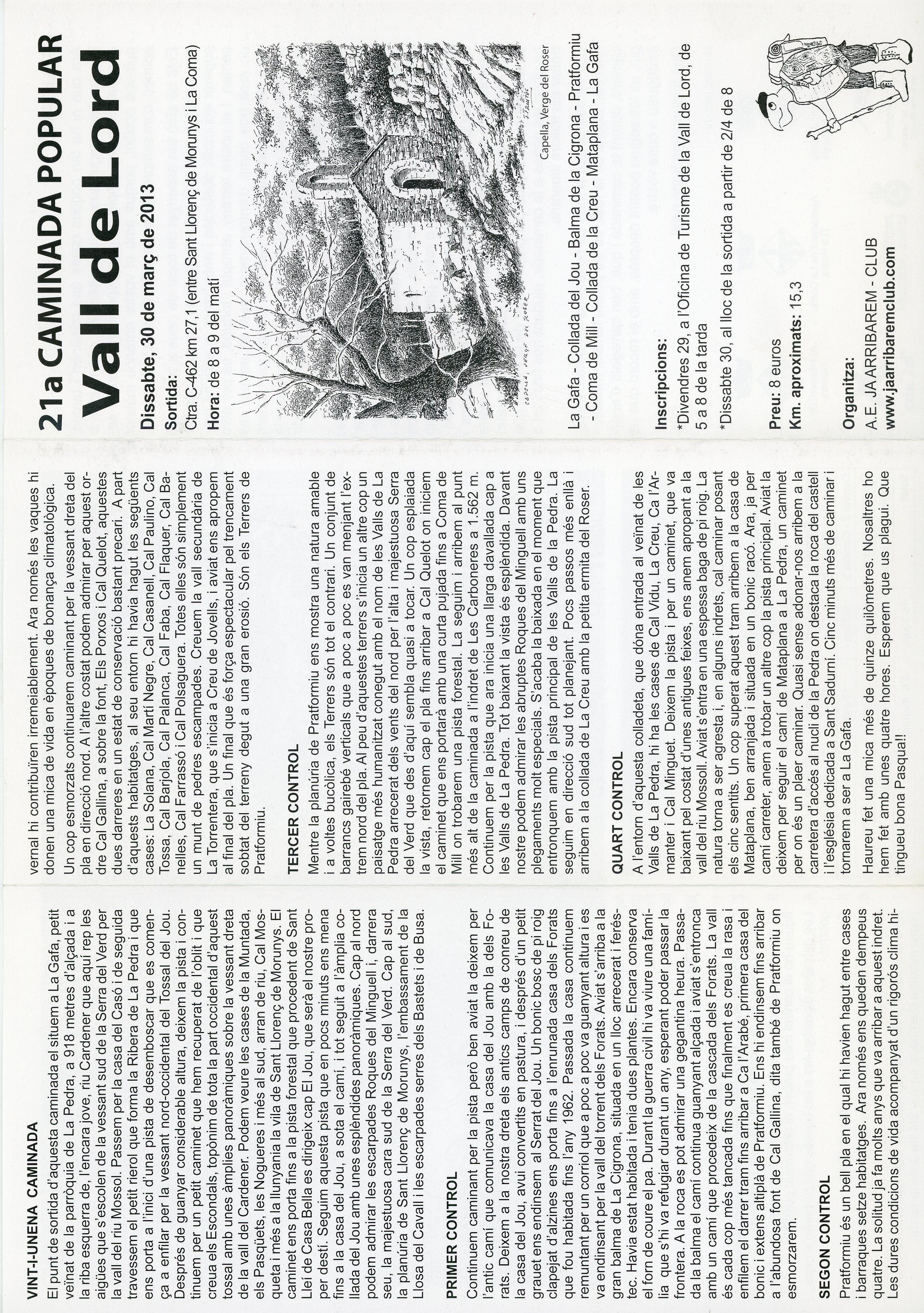 21a Caminada Popular Vall de Lord : Dissabte, 30 de març de 2013 - Miniatura 2