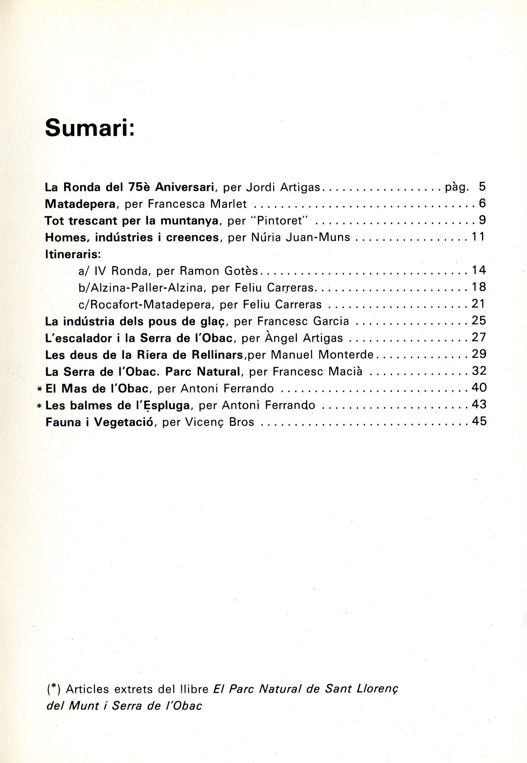 4a Ronda Vallesana : Matadepera : 16 octubre 1983 : Serra de l'Obac - Miniatura 2