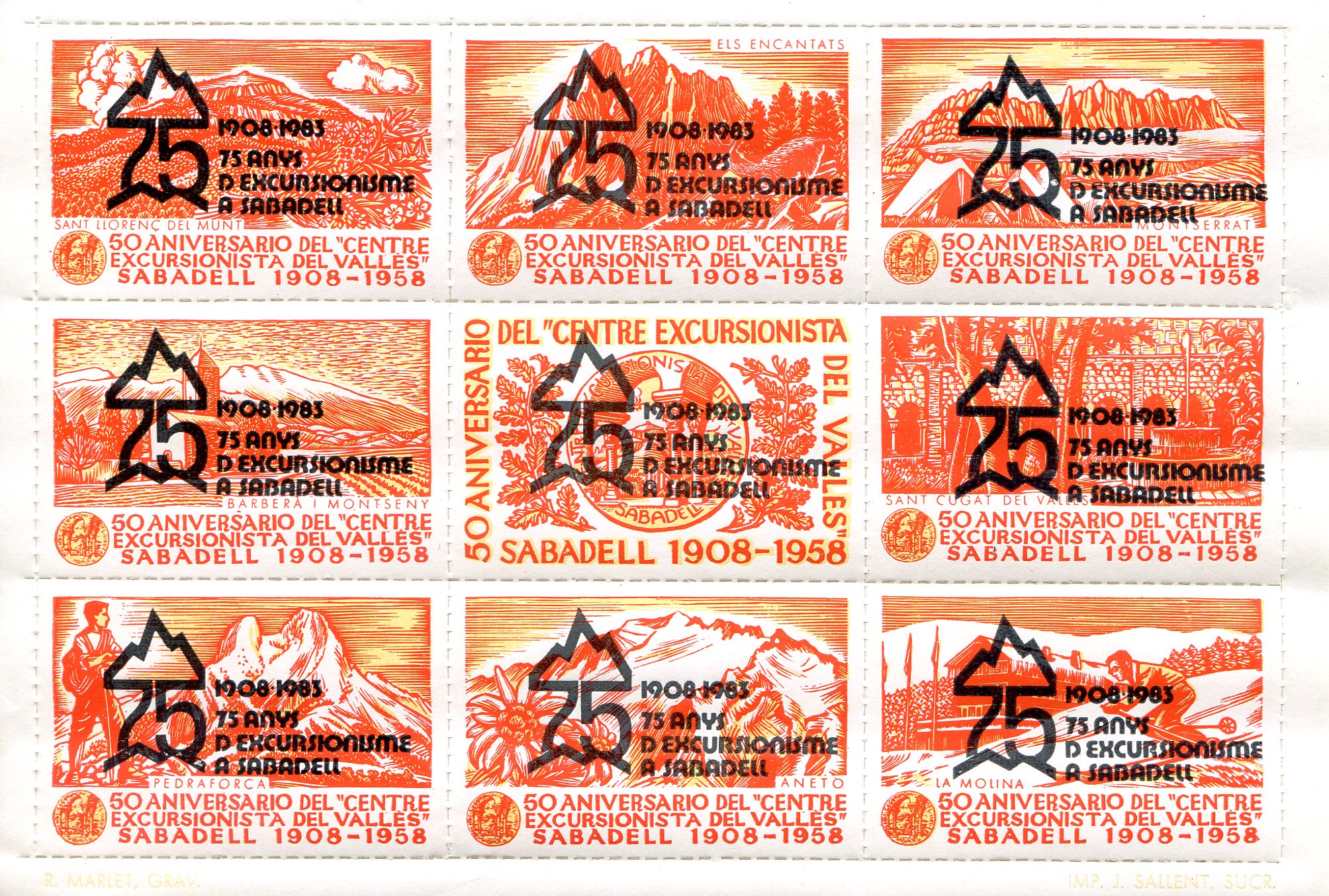 50 aniversario del "Centre Excursionista del Vallès" : Savadell 1908-1958 - Miniatura 2