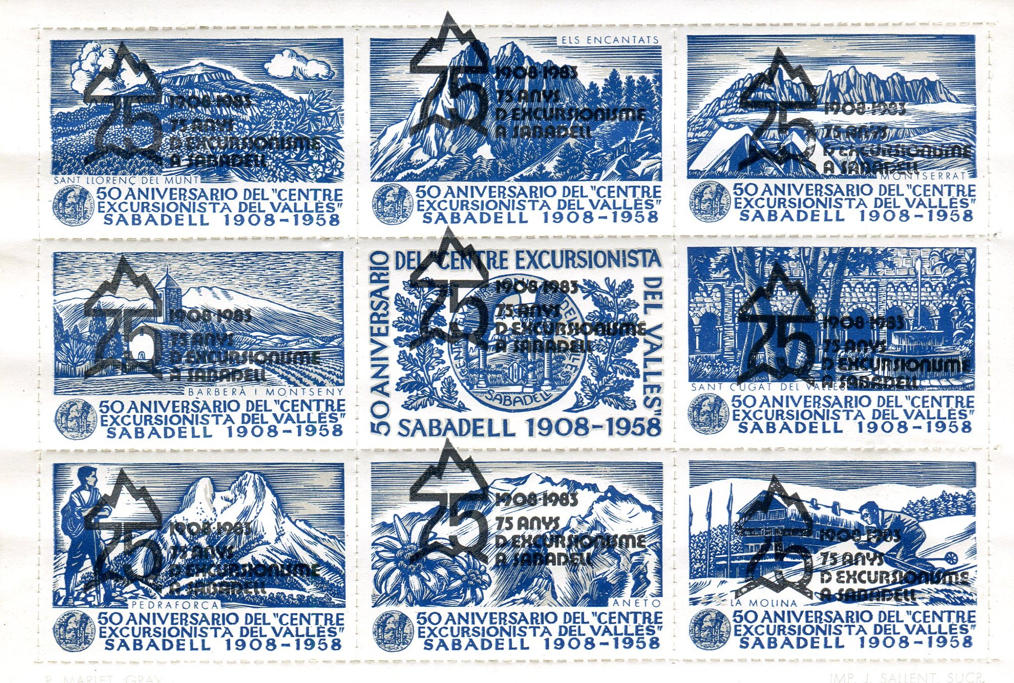 50 aniversario del "Centre Excursionista del Vallès" : Savadell 1908-1958 - Miniatura 3