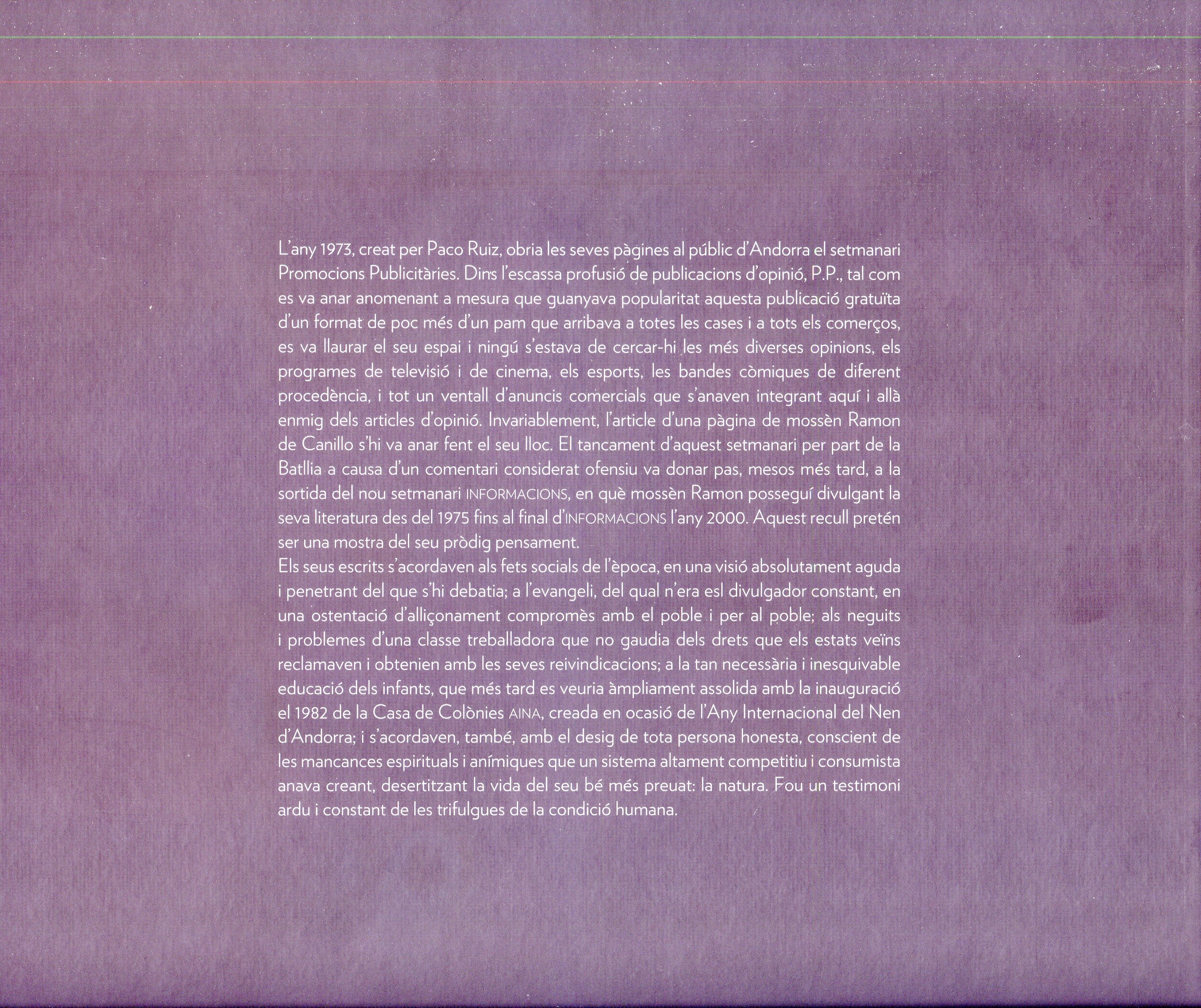 50 anys de tu a tu des de Canillo : Diari d'un mossèn compromès - Miniatura 4