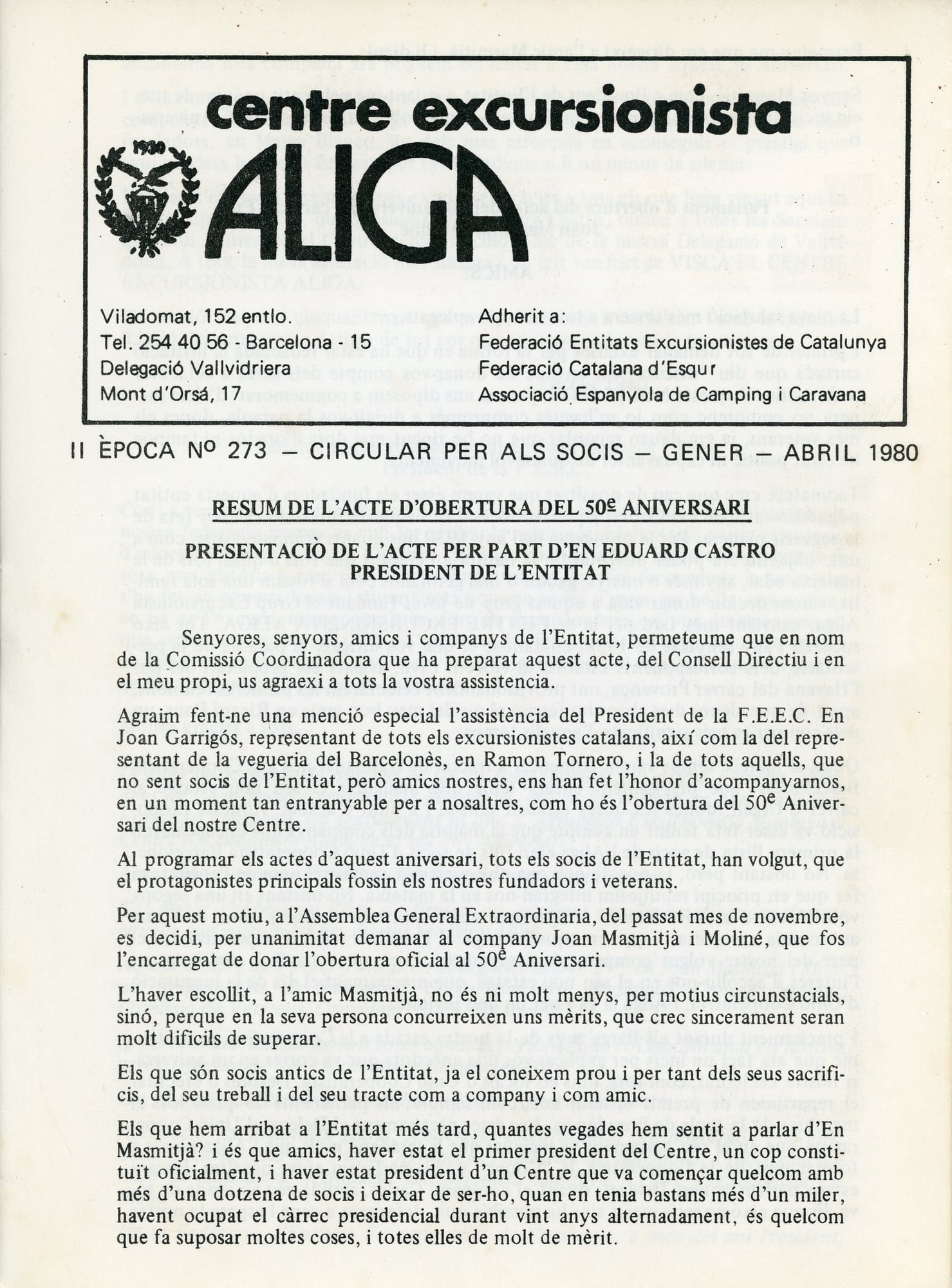 50è aniversari Centre Excursionista Àliga - Miniatura 2