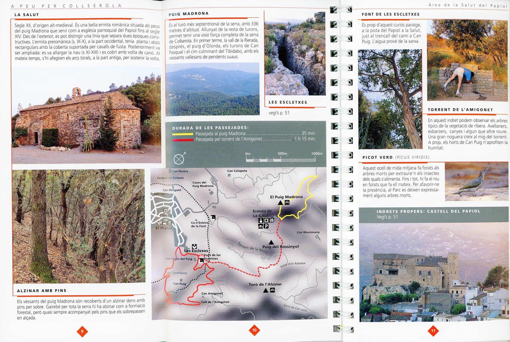 A peu per Collserola : Guia de passejades, itineraris i recorreguts recomanats pel parc de Collserola - Miniatura 5