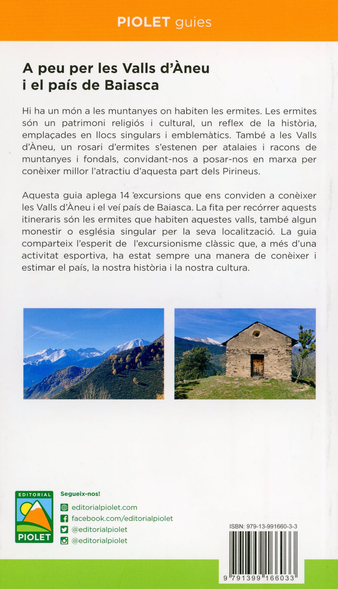 A peu per les Valls d'Àneu i el país de Baiasca  : Hi ha un món a les muntanyes on habiten les ermites : !4 excursions - Miniatura 3