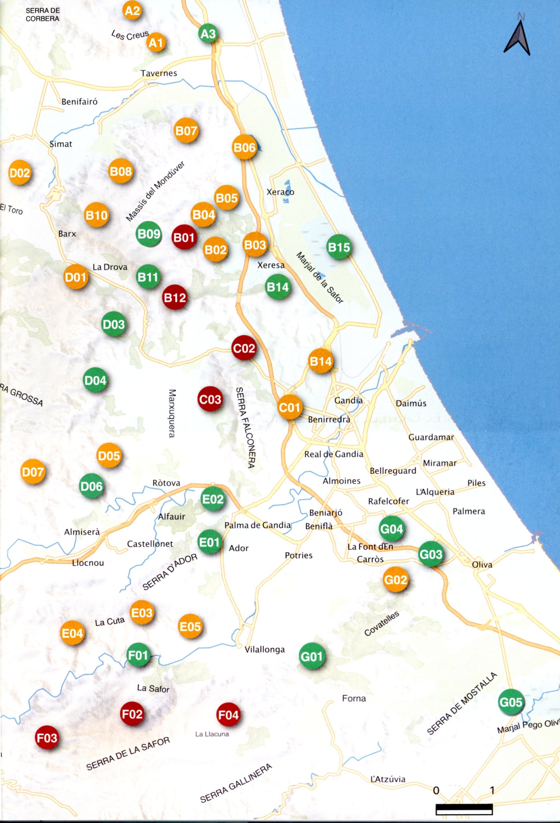 A un tir de pedra : Les més belles sendes de la Safor - Miniatura 4