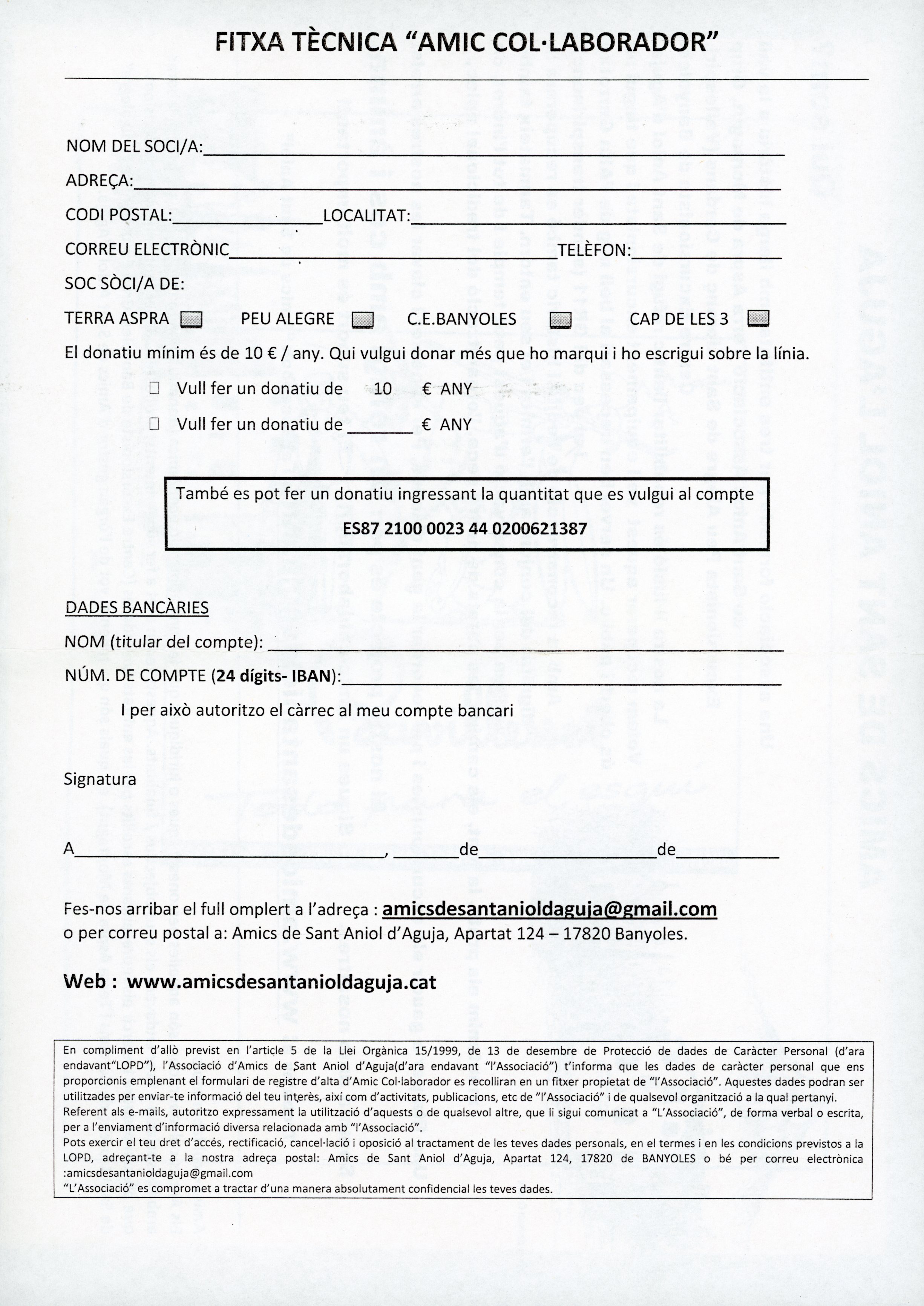 Ajuda'ns a salvar Sant Aniol !!! : Per un refugi amb cos i ànima : Posa el teu nom al refugi - Miniatura 4