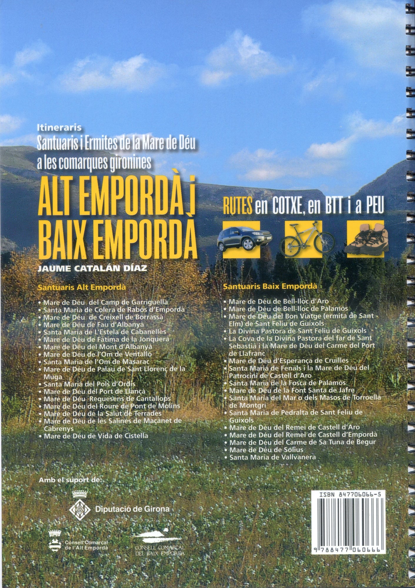 Itineraris : Santuaris i ermites de la Mare de Déu a les comarques gironines : Alt Empordà i Baix Empordà : Rutes en cotxe, en BTT i a peu - Miniatura 3