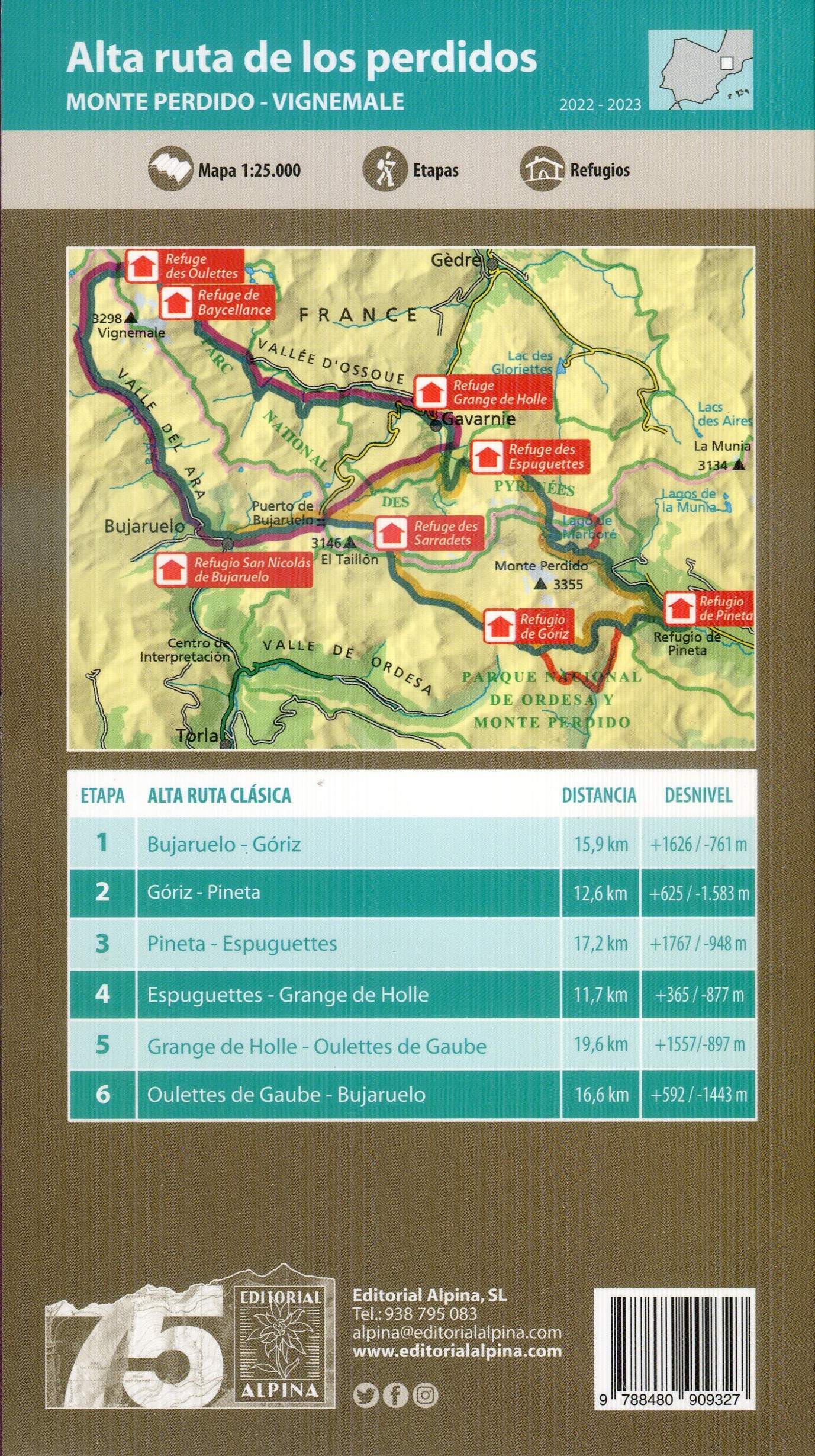 Alta ruta de los Perdidos : Monte Perdido - Vignemale - Miniatura 2