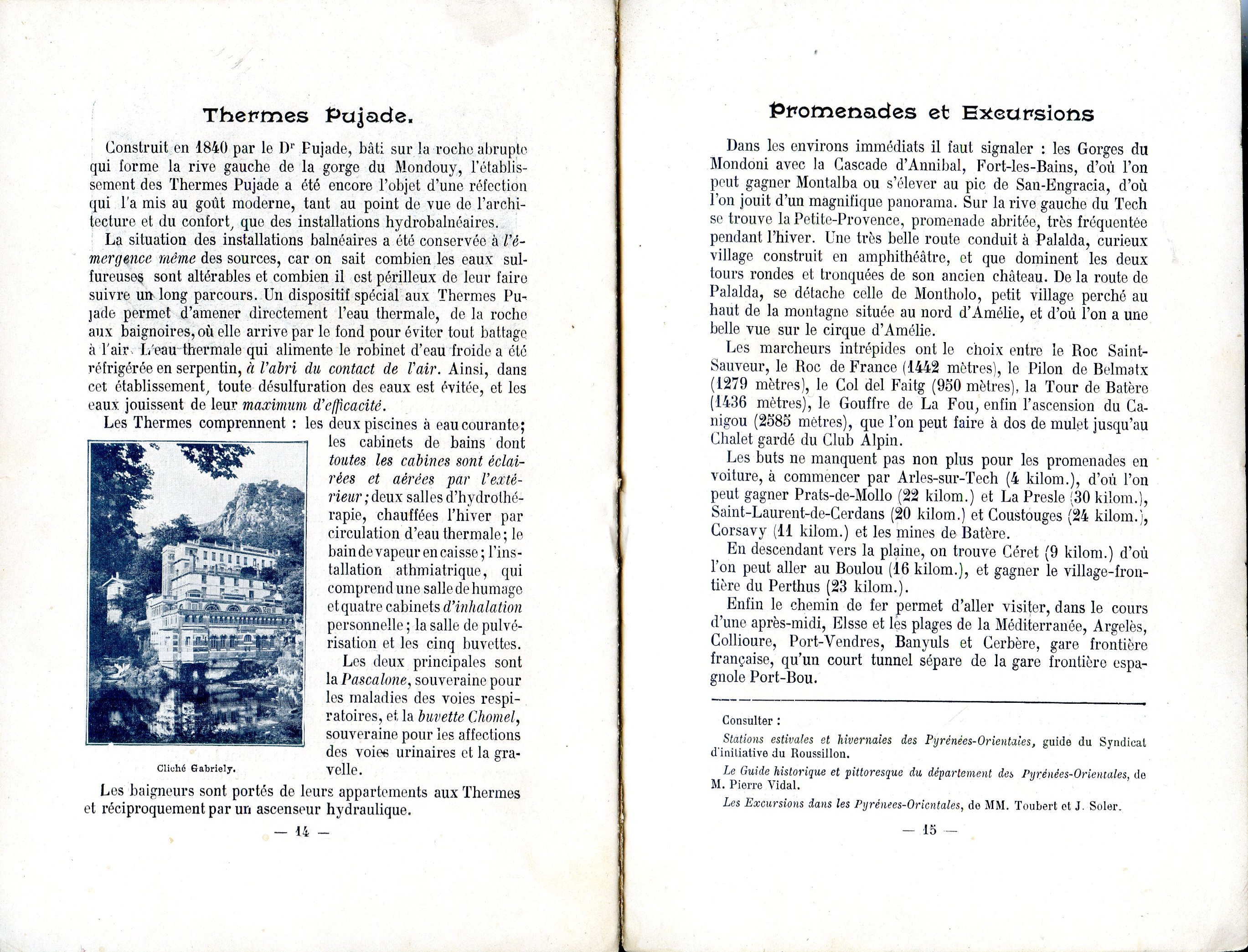 Amélie-les-Bains et ses Enviros (Pyrénées-Orientales) : Guide du Baigneur et du Touriste - Miniatura 4