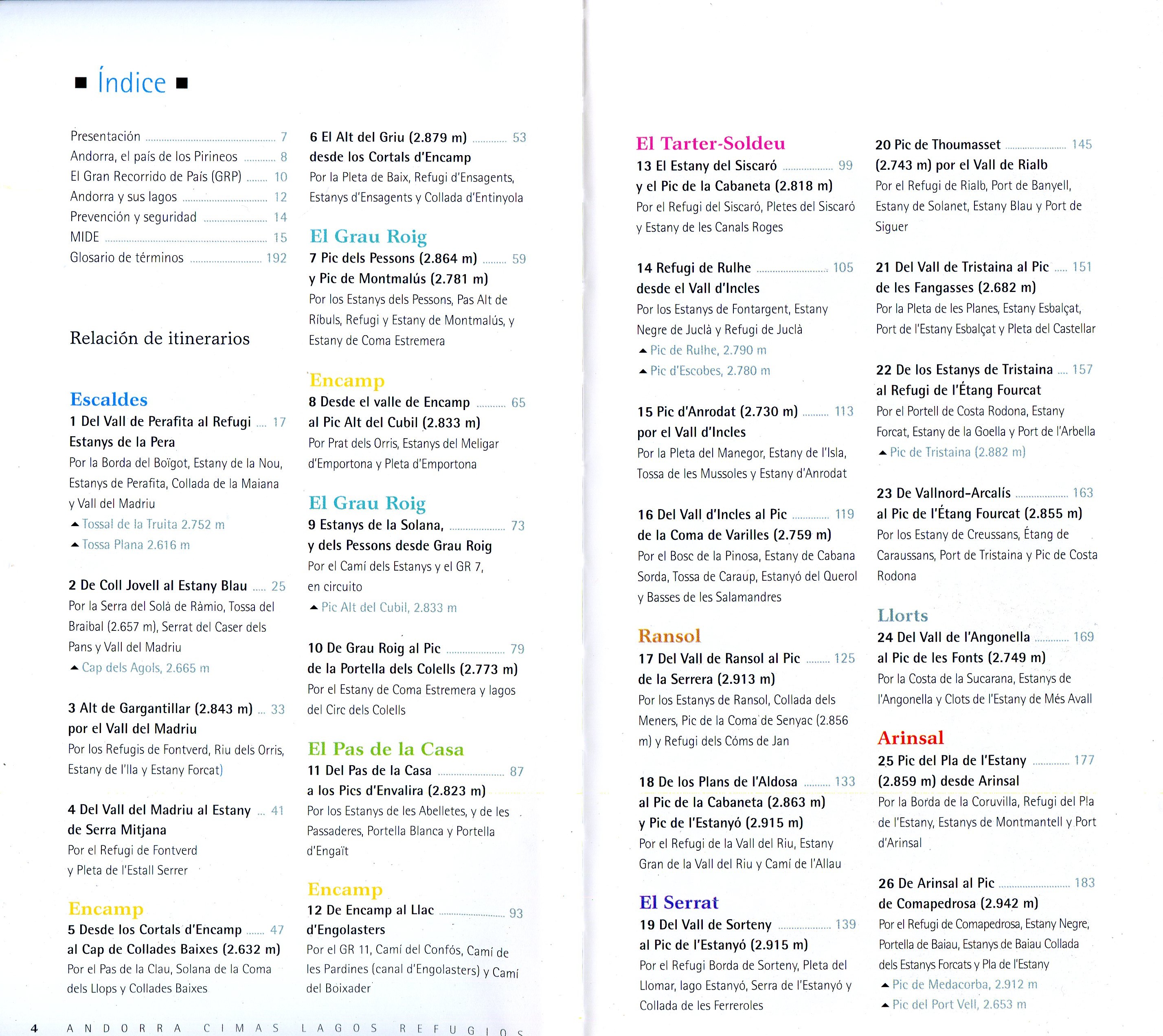 Andorra : Cimas, lagos y refugios : 26 itinerarios a pie - Miniatura 2