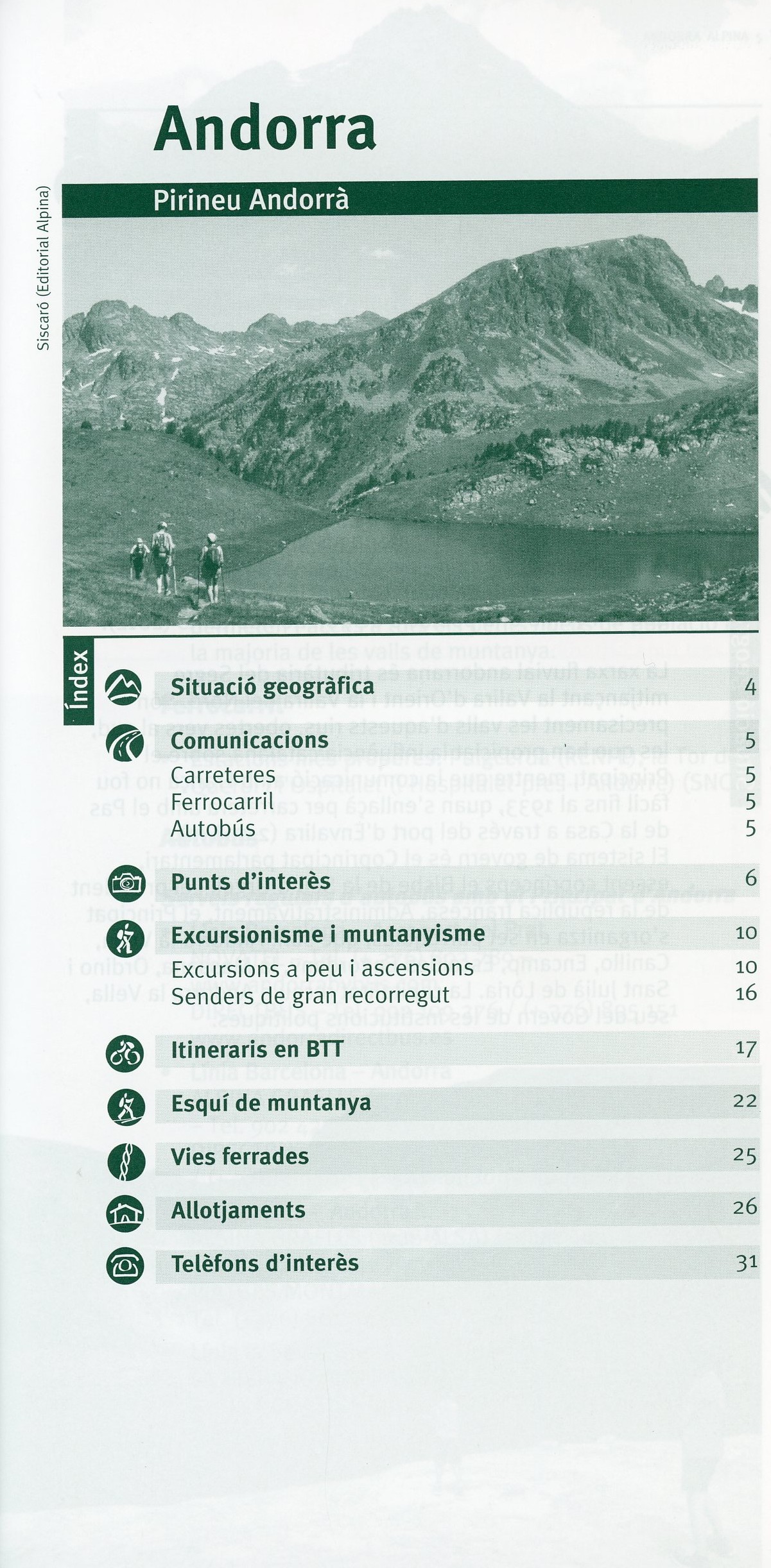 Andorra : Comapedrosa · Engorgs · Juclà · Pessons · Tristaina - Miniatura 2