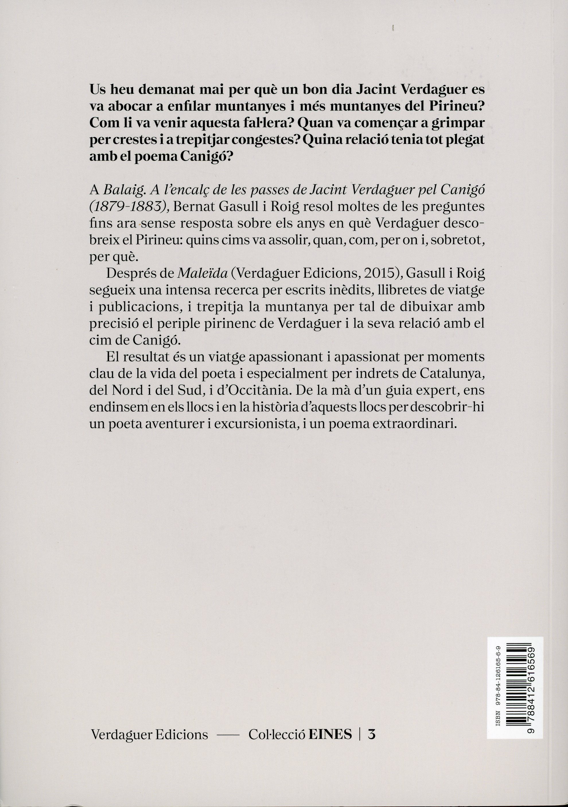 Balaig : A l'encalç de les passes de Jacint Verdaguer pel Canigó (1879-1883) : Amb transcripcions inèdites de les llibretes de viatge - Miniatura 5