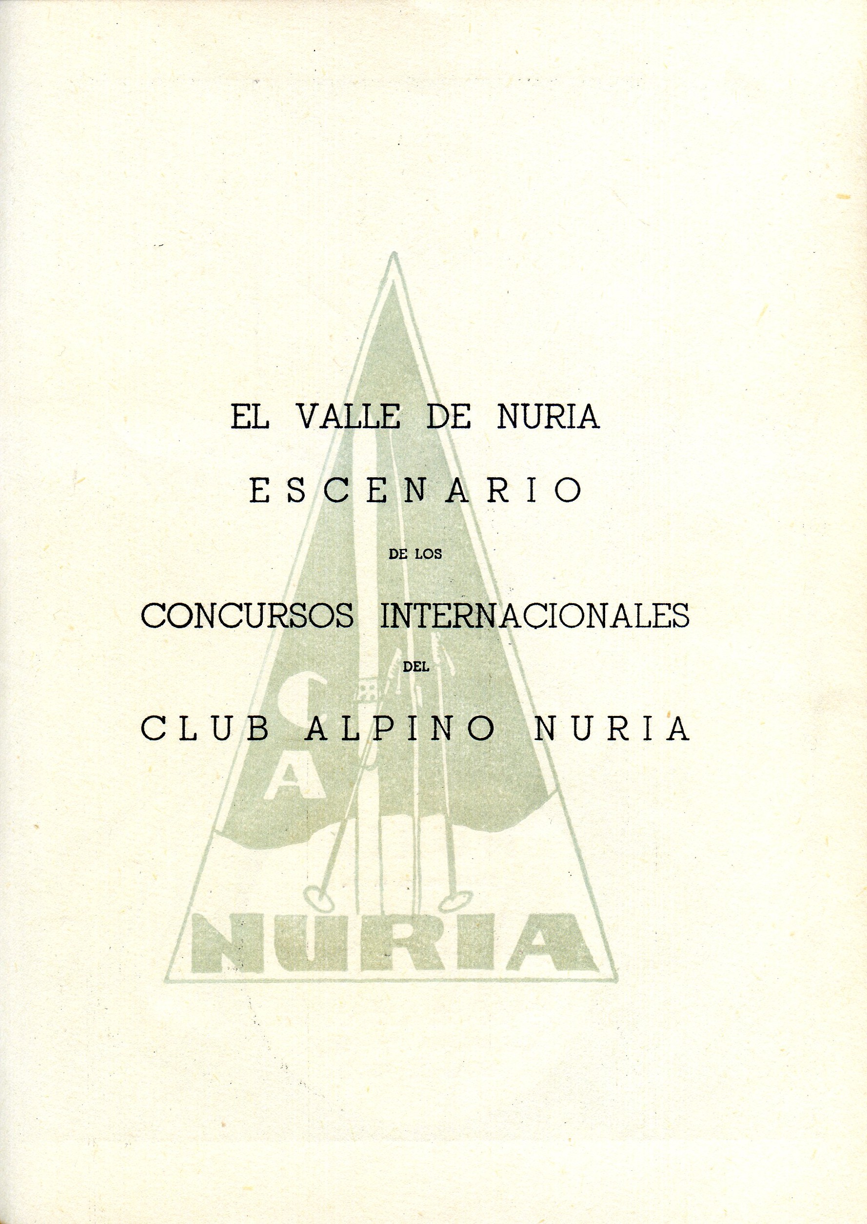V Concurso Internacional del Club Alpino Núria : 24 - 31 Marzo 1954 - Miniatura 10