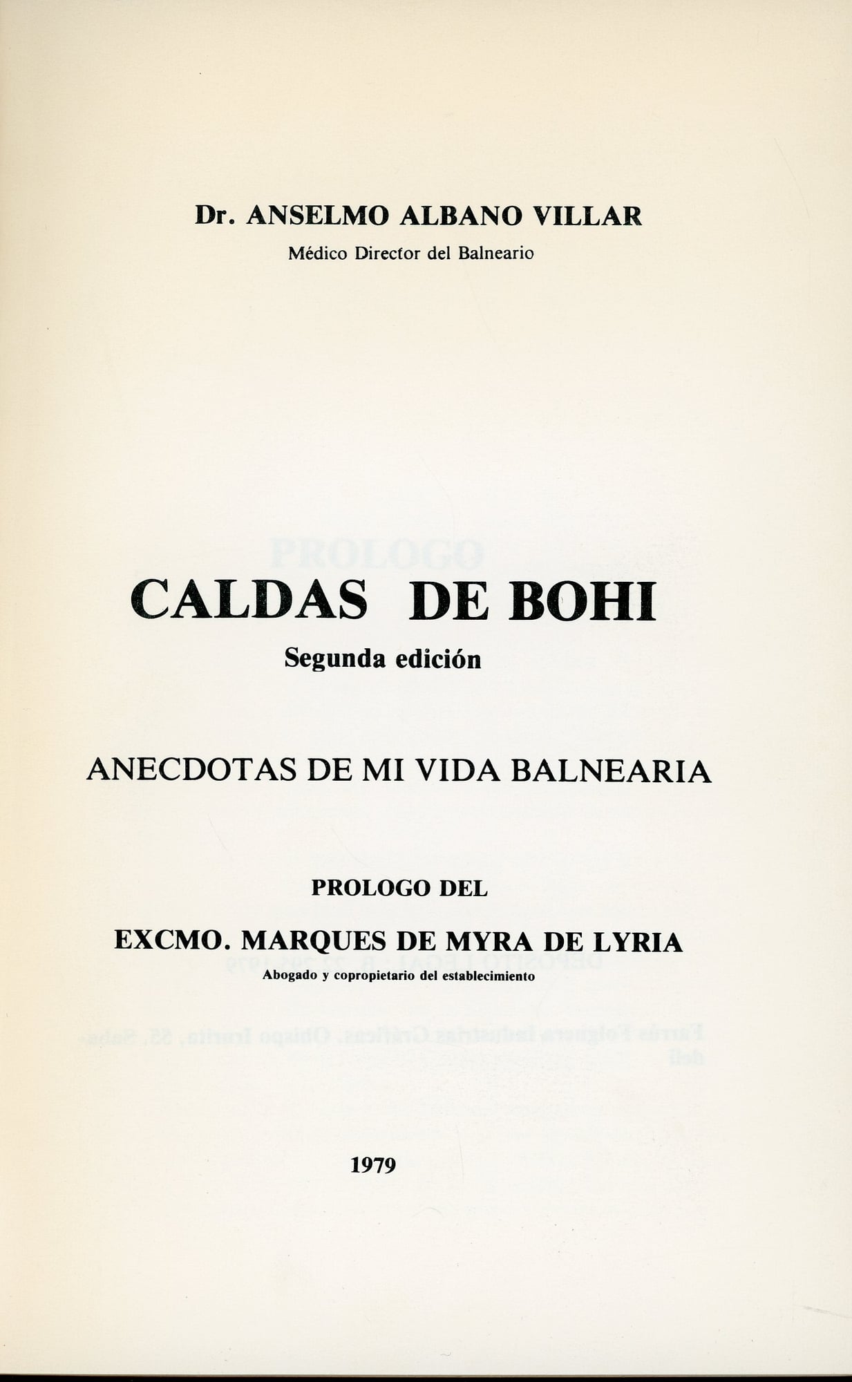 Caldas de Bohí : Anecdotas de mi vida balnearia - Miniatura 2