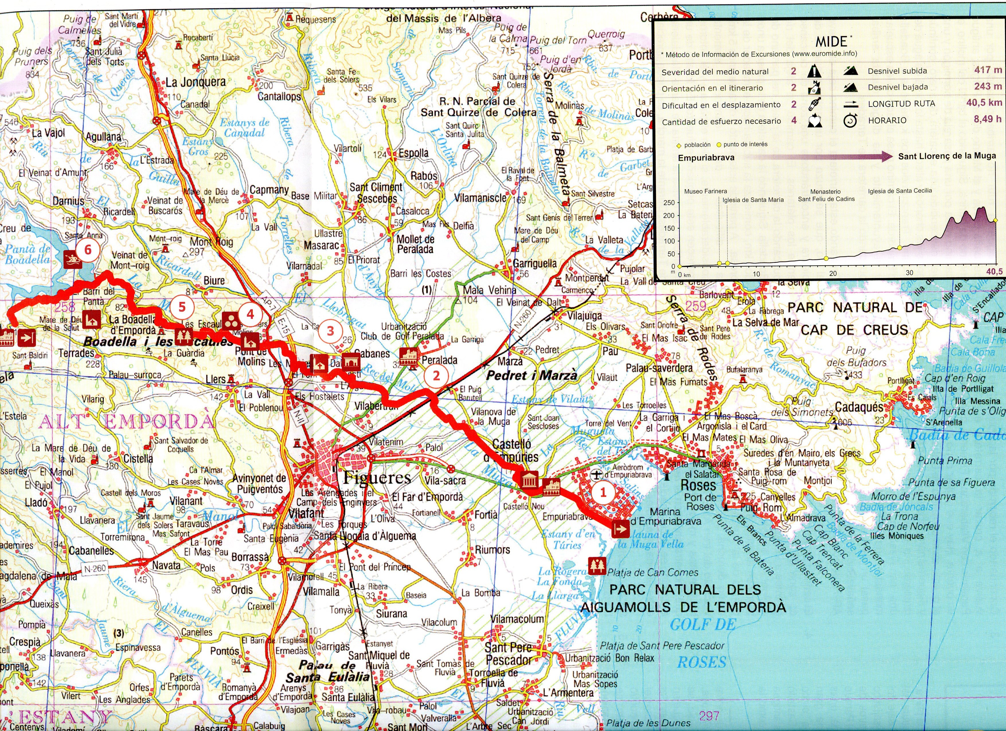 Camino Natural de la Muga : Empuriabrava a Sant Llorenç de la Muga - Cataluña - - Miniatura 2