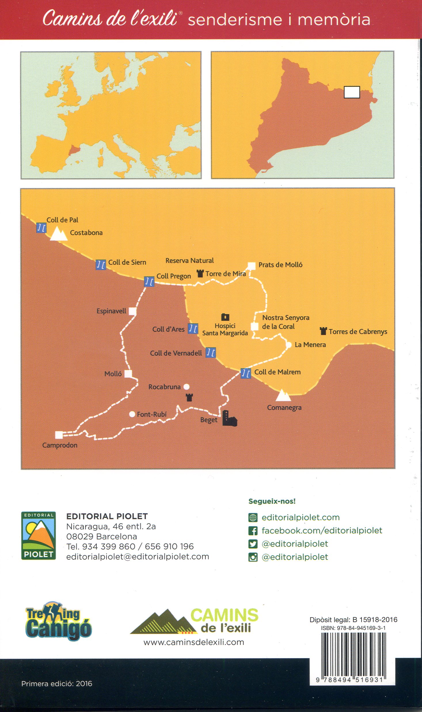 Camins de l'exili : Camprodon : Prats de Molló : Pirineus orientals - Miniatura 4