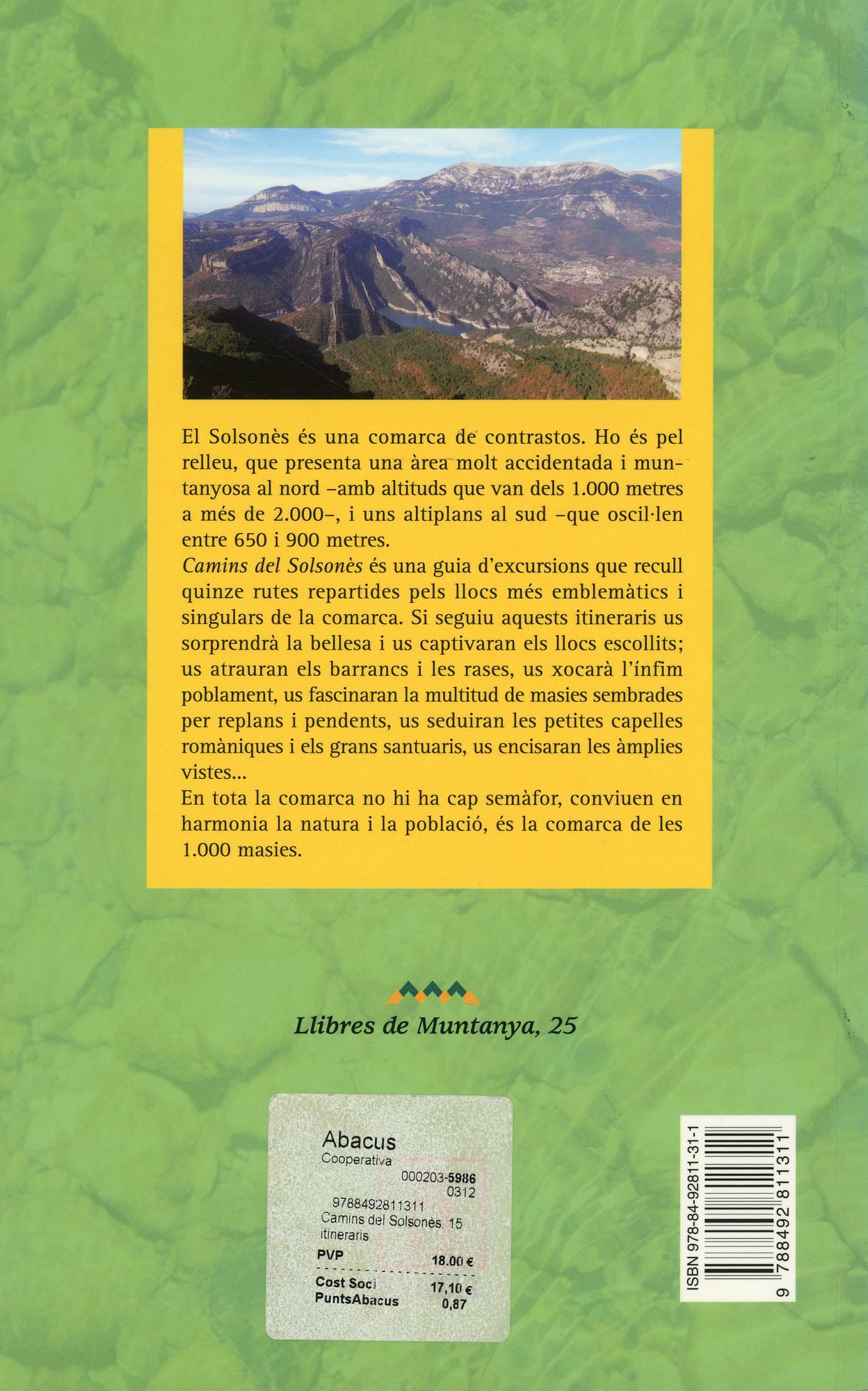 Camins del Solsonès : 15 itineraris per la plana i la muntanya - Miniatura 3