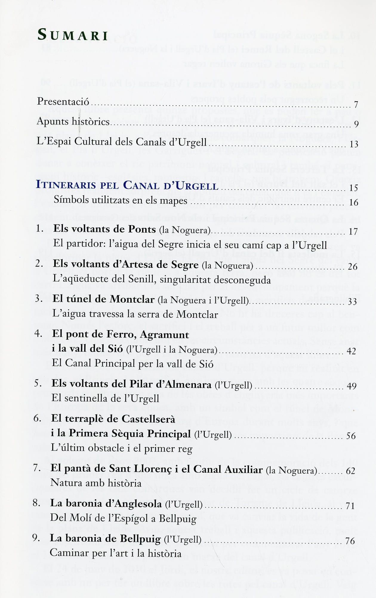 Canal d'Urgell, El : 15 excursions a peu i en BTT : Noguera · Urgell · Pla d'Urgell · Garrigues · Segrià - Miniatura 2