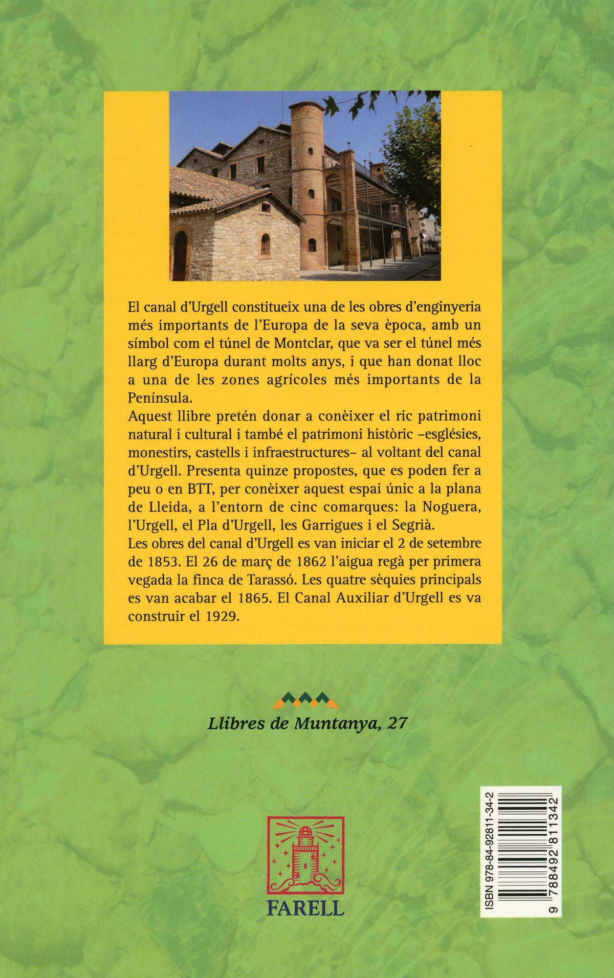 Canal d'Urgell, El : 15 excursions a peu i en BTT : Noguera · Urgell · Pla d'Urgell · Garrigues · Segrià - Miniatura 4