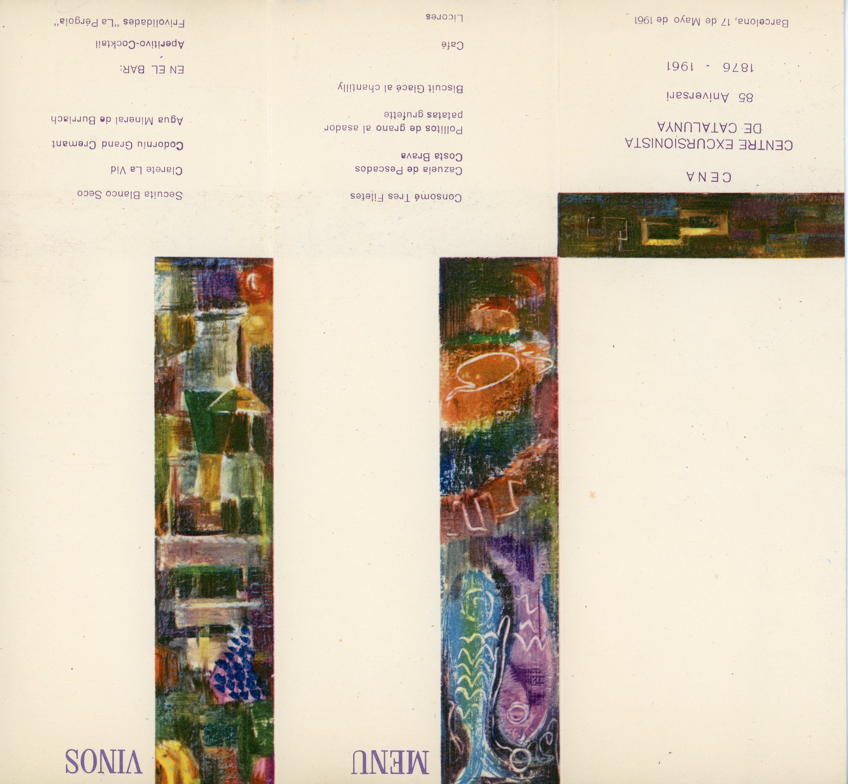 85 Aniversari : 1876 - 1961 : Centre Excursionista de Catalunya : Cena - Miniatura 2