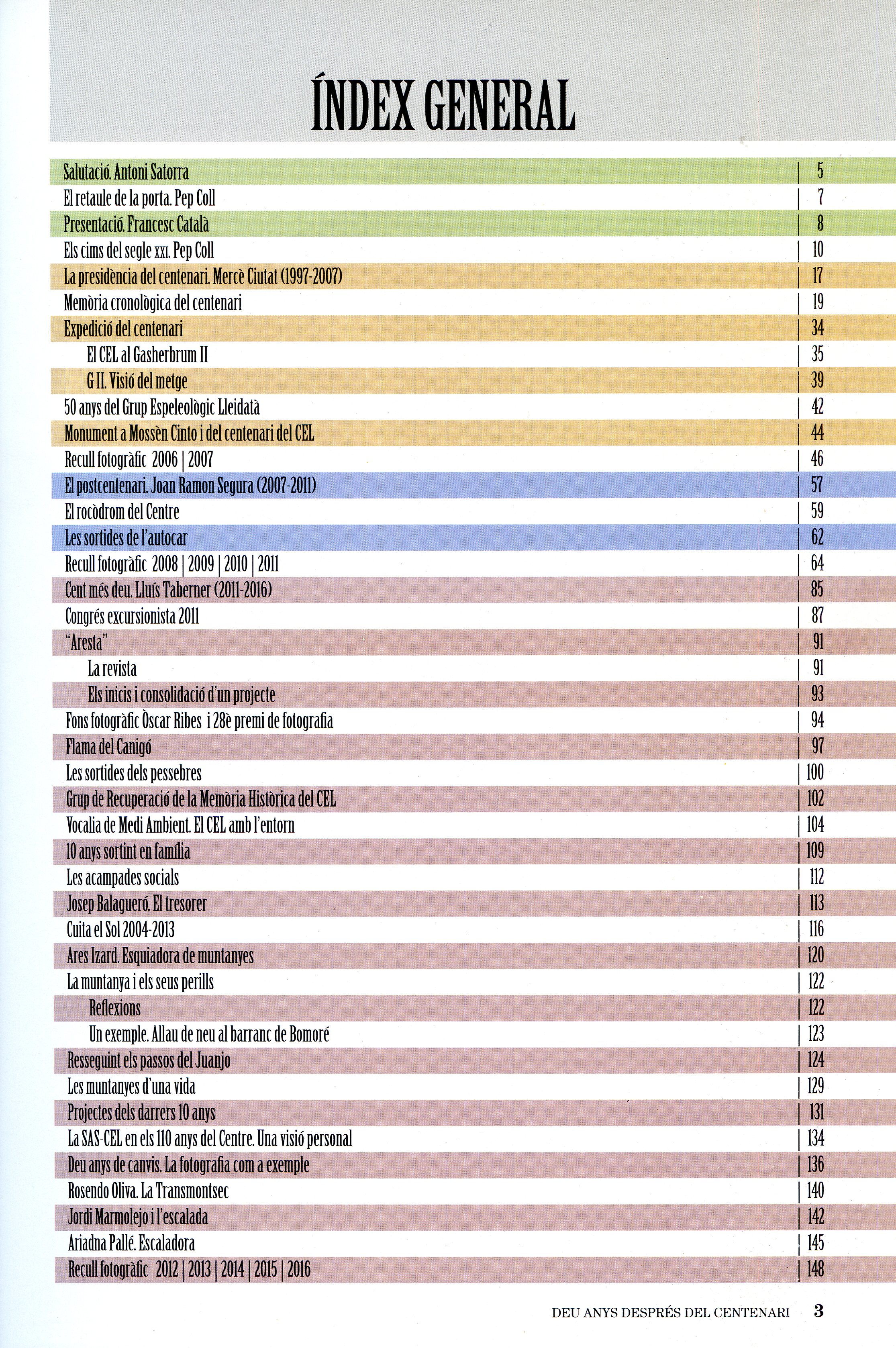 Centre Excursionista de Lleida 2006 - 2016 : deu anys després del centenari - Miniatura 2
