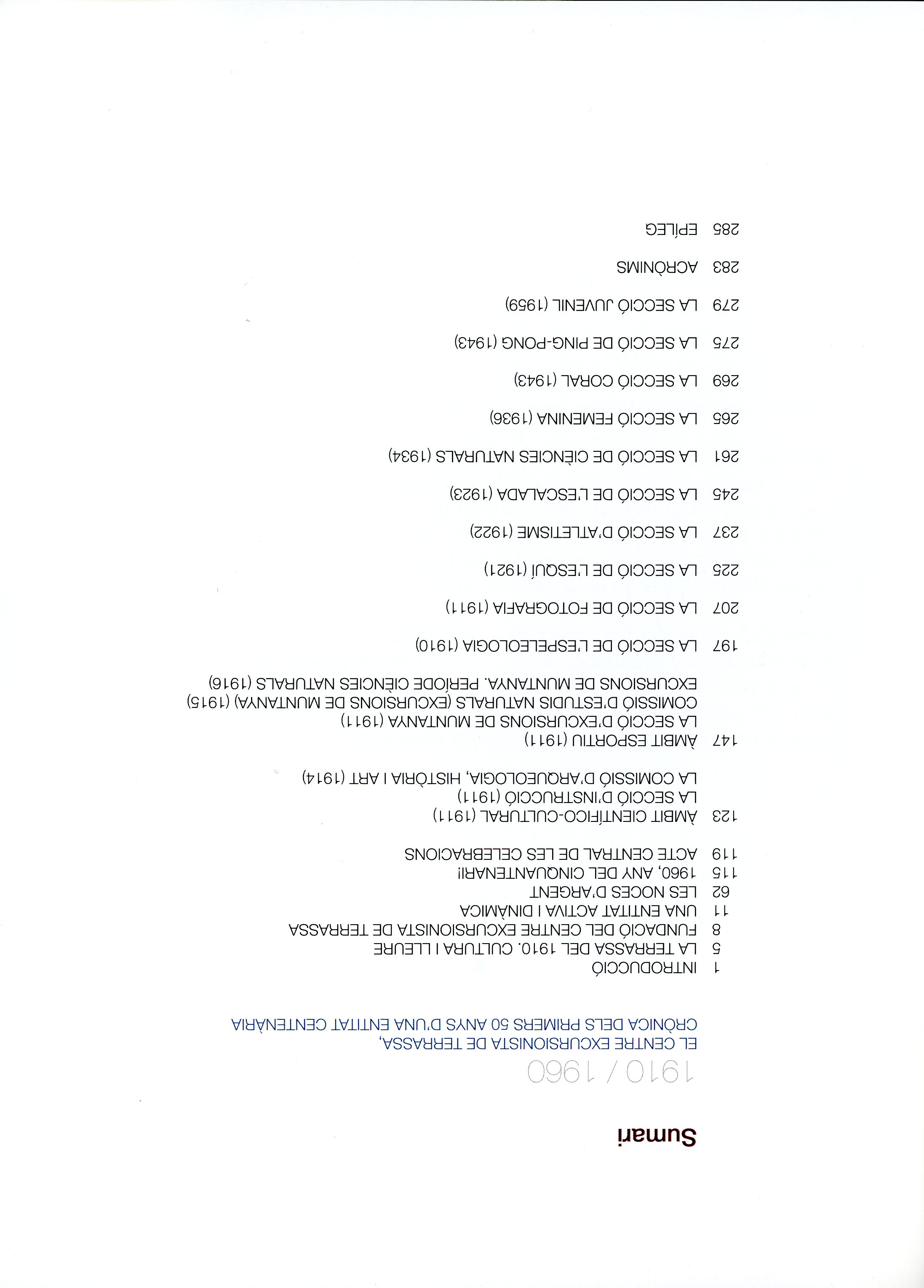 Centre Excursionista de Terrassa, crònica dels primers cinquanta anys d'una entitat centenaria : 1910 - 1960 - Miniatura 2