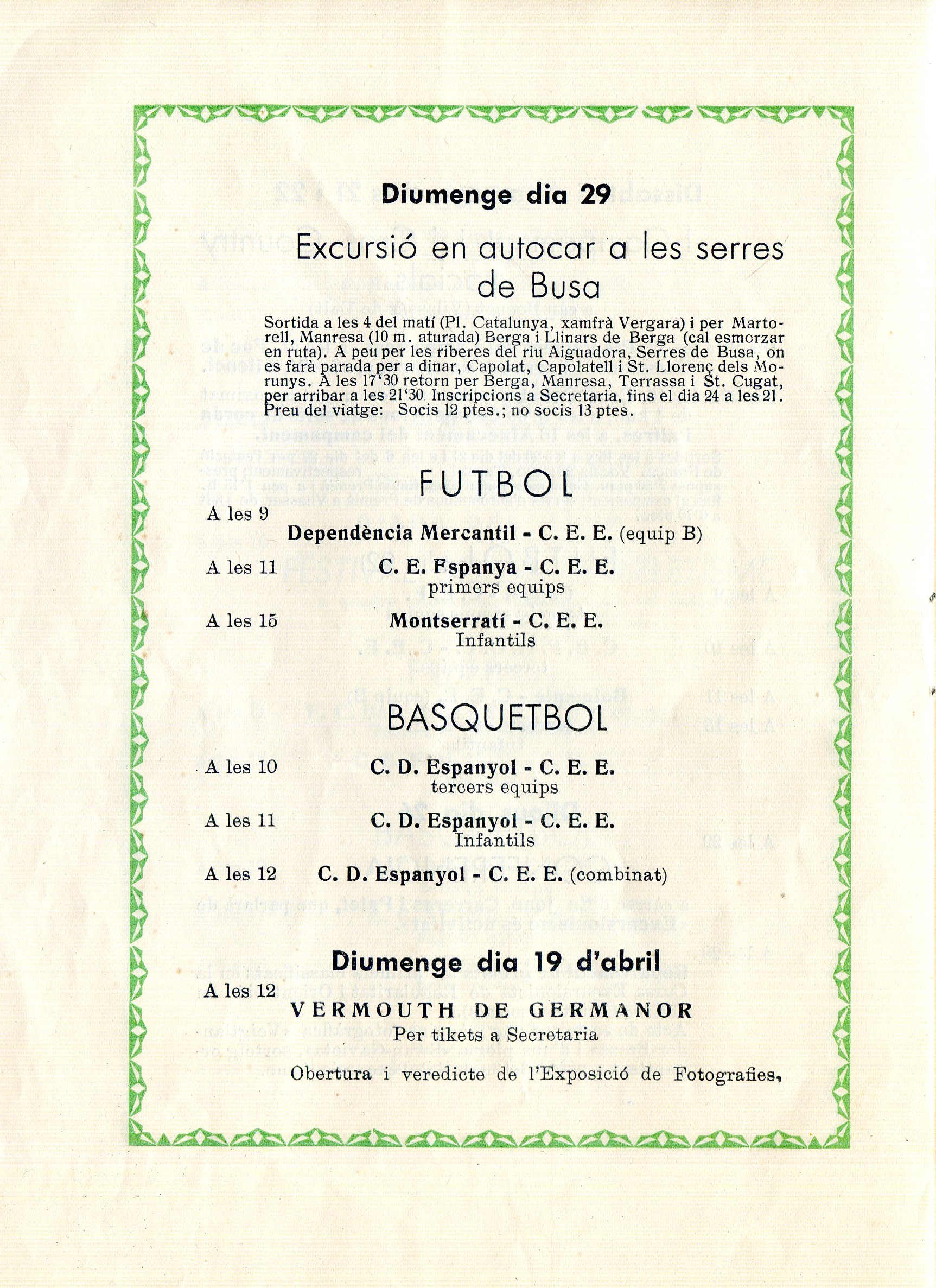 Centre d'Esports i Excursions : 1936 - Miniatura 4