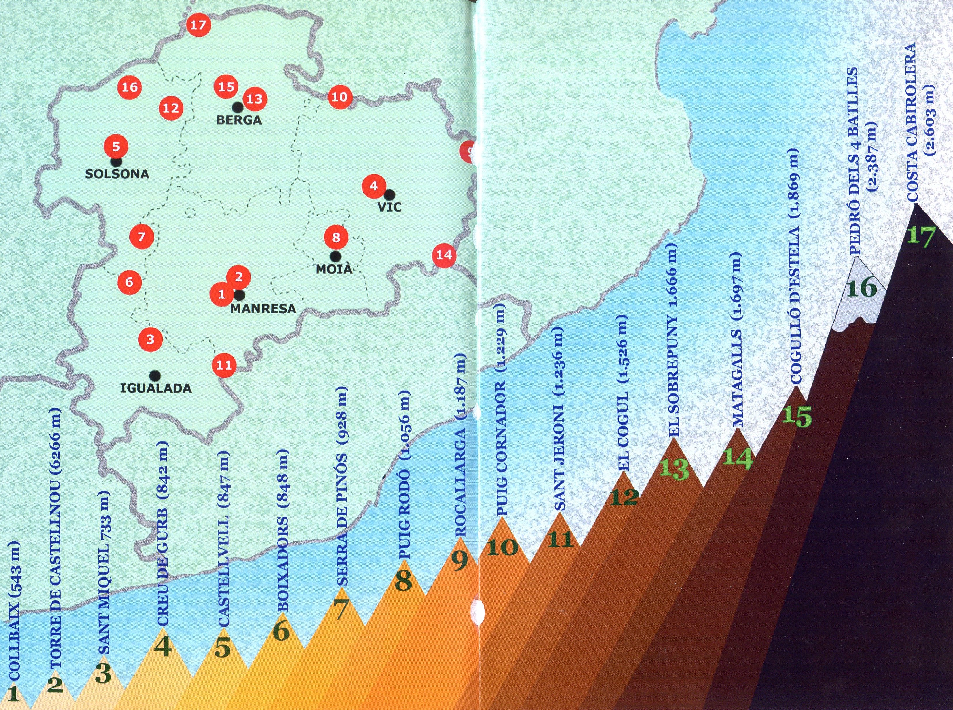 16 caminades a cims i miradors de la Catalunya central : Més 1 amb raquetes de neu - Miniatura 2
