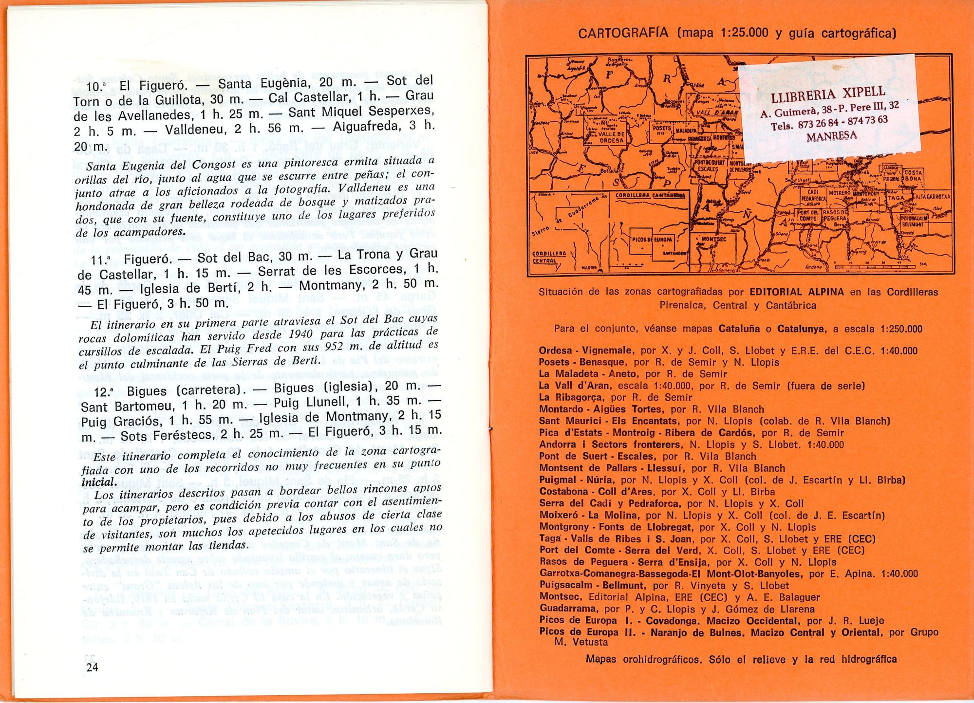 Cingles de Bertí i de Gallifa : Valldeneu - Sot del Bac - Sant Miquel del Fai : Sant Quirze Safaja - Centelles - El Figaró - Sant Feliu de Codines - Bigues - La Garriga - Miniatura 4