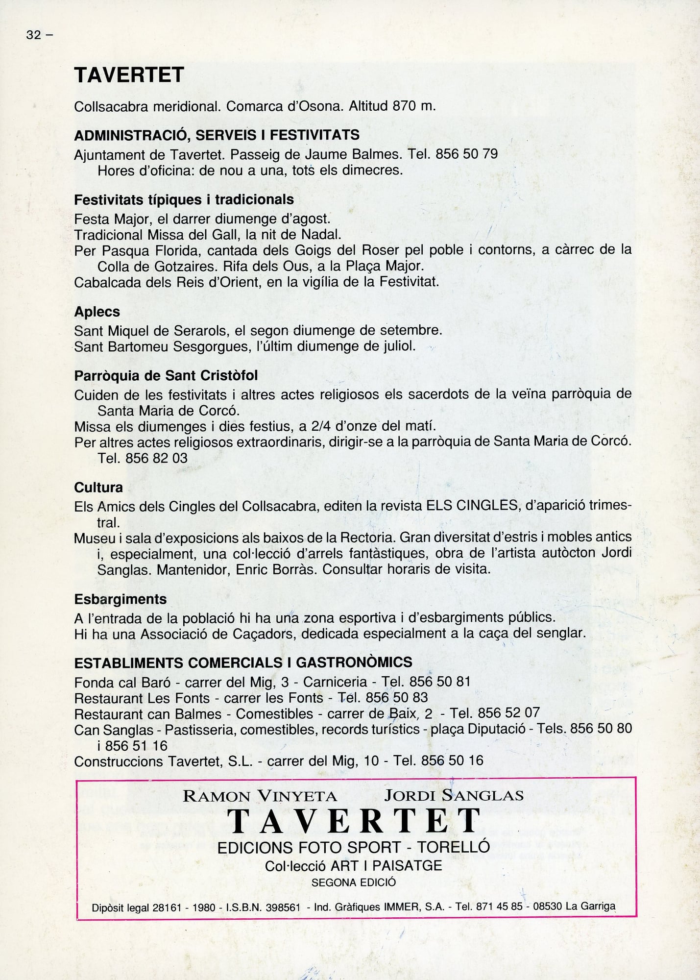 Collsacabra, El : Tavertet - Miniatura 2