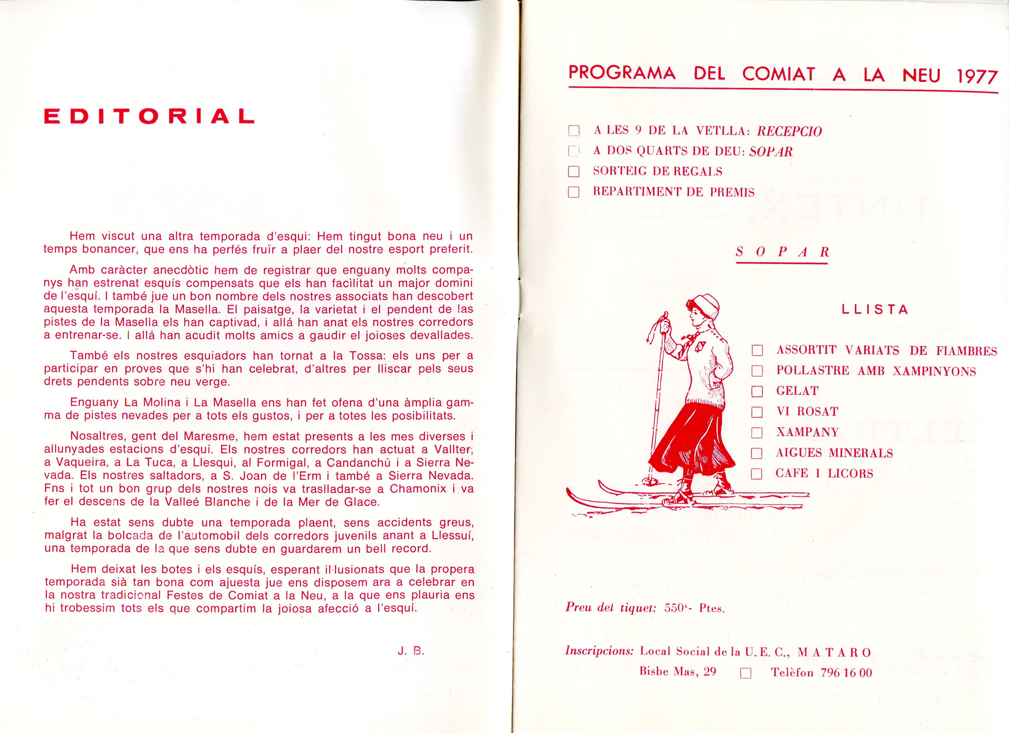 Invitació al comiat de la neu - Miniatura 2