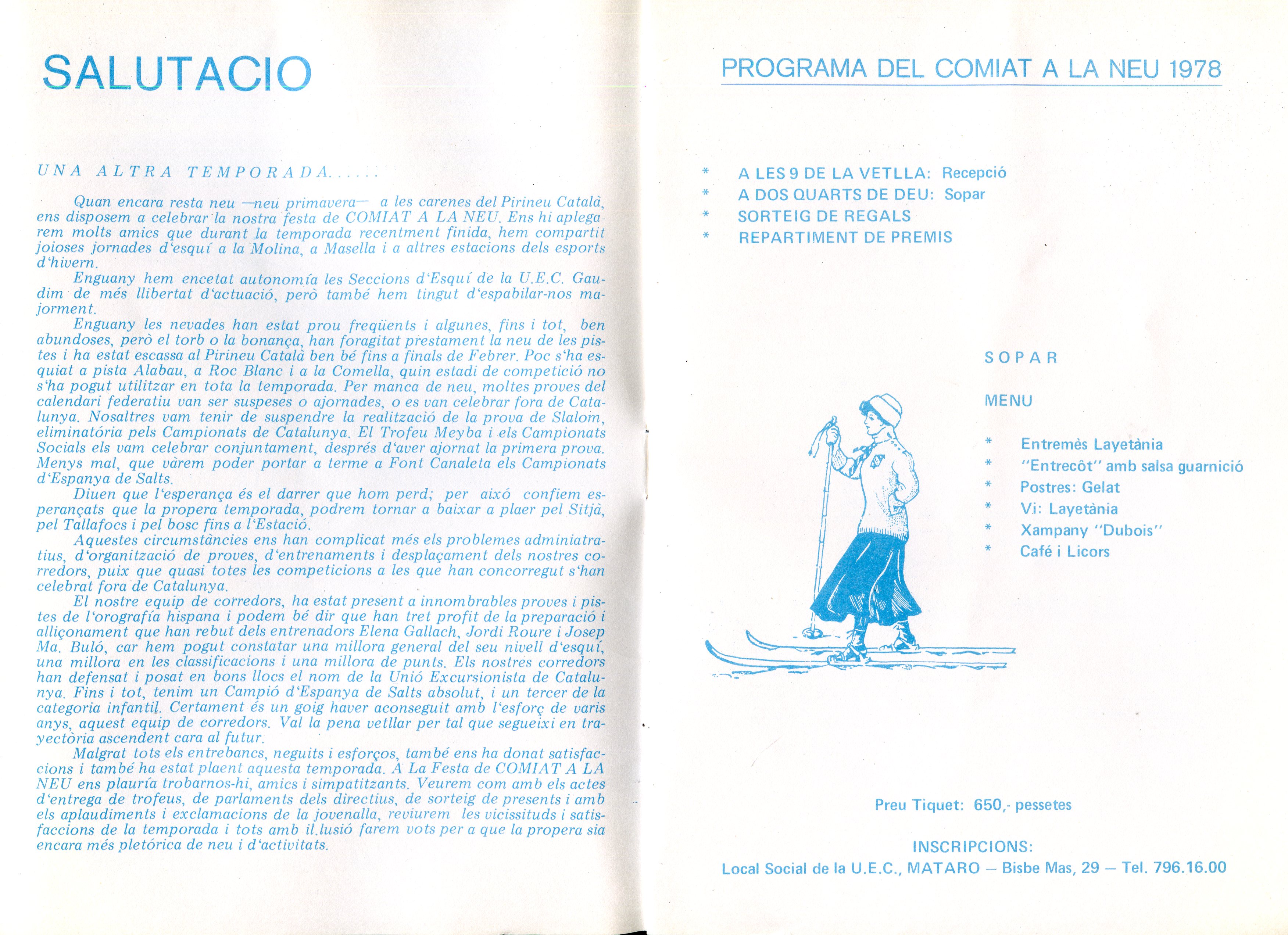 Invitació al comiat de la neu - Miniatura 2