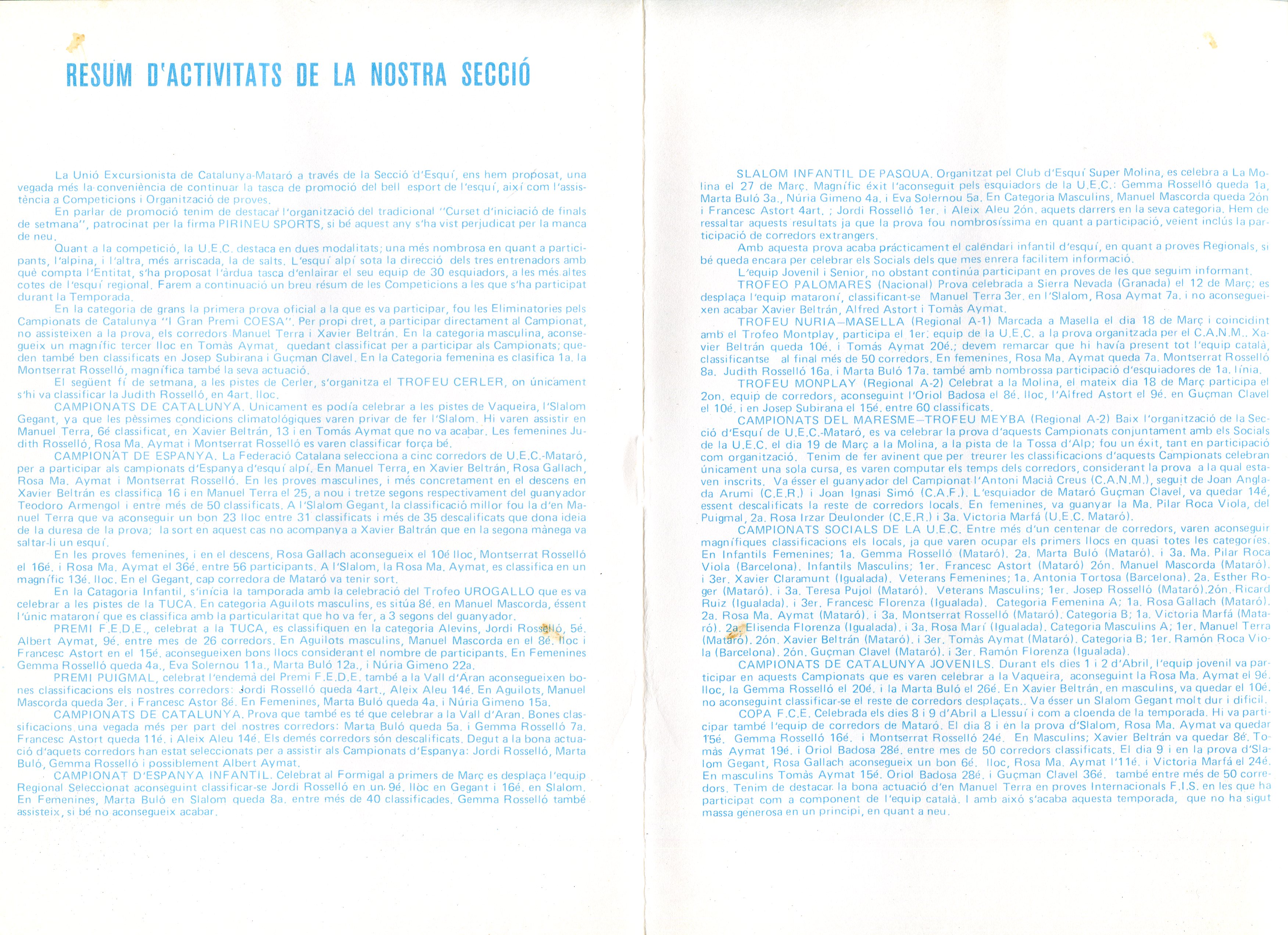 Invitació al comiat de la neu - Miniatura 4