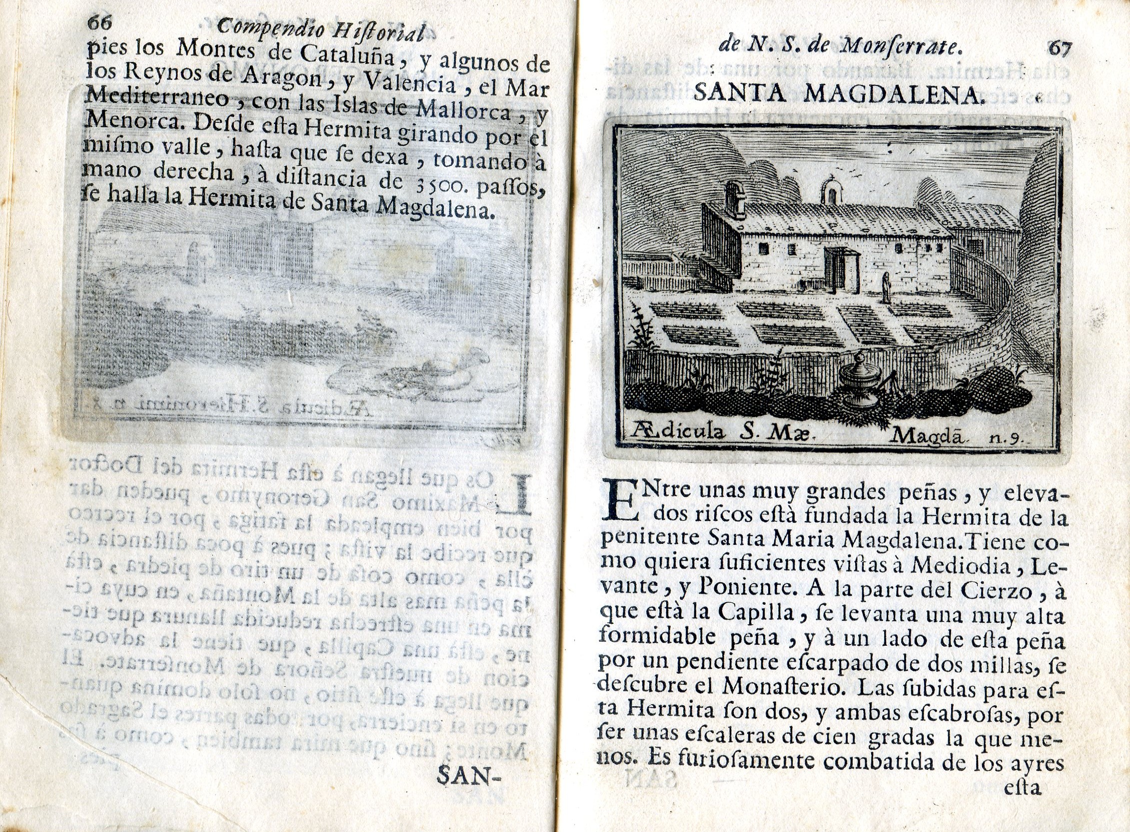 Compendio historial, ó relación breve, y verídica del portentoso santuario, y camara angelical de nuestra señora de Monserrate.Dirigido a los piadosos devotos afectos de aquellas personas, que desean verle,y no se les proporciona la fortuna de conseguirlo - Miniatura 6