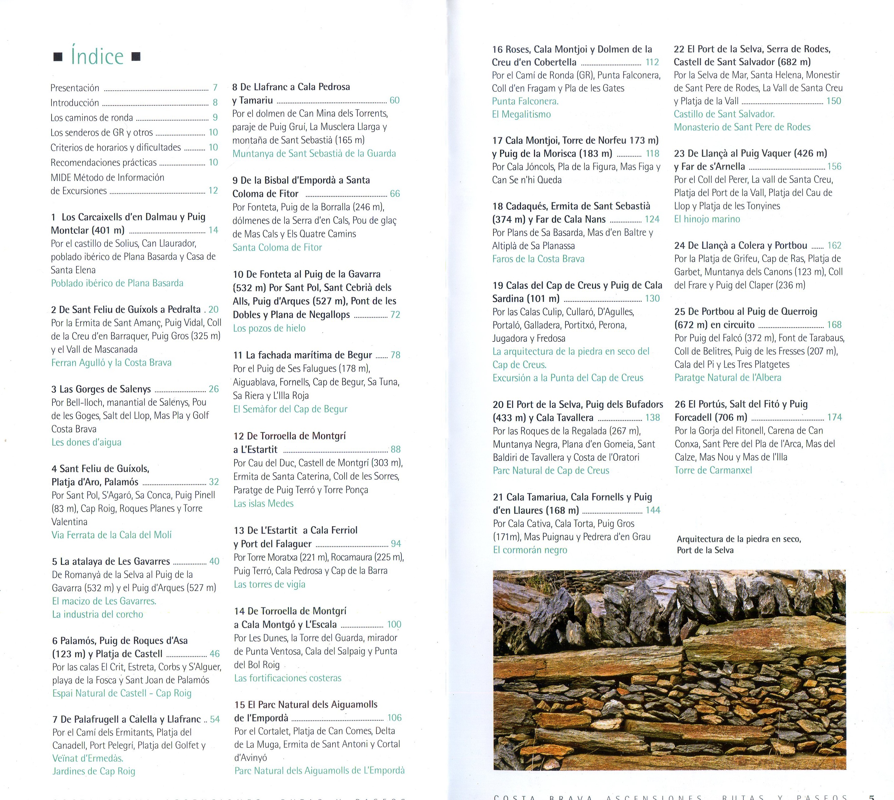 Costa Brava : Ascensiones, rutas y paseos : 26 itinerarios a pie - Miniatura 2