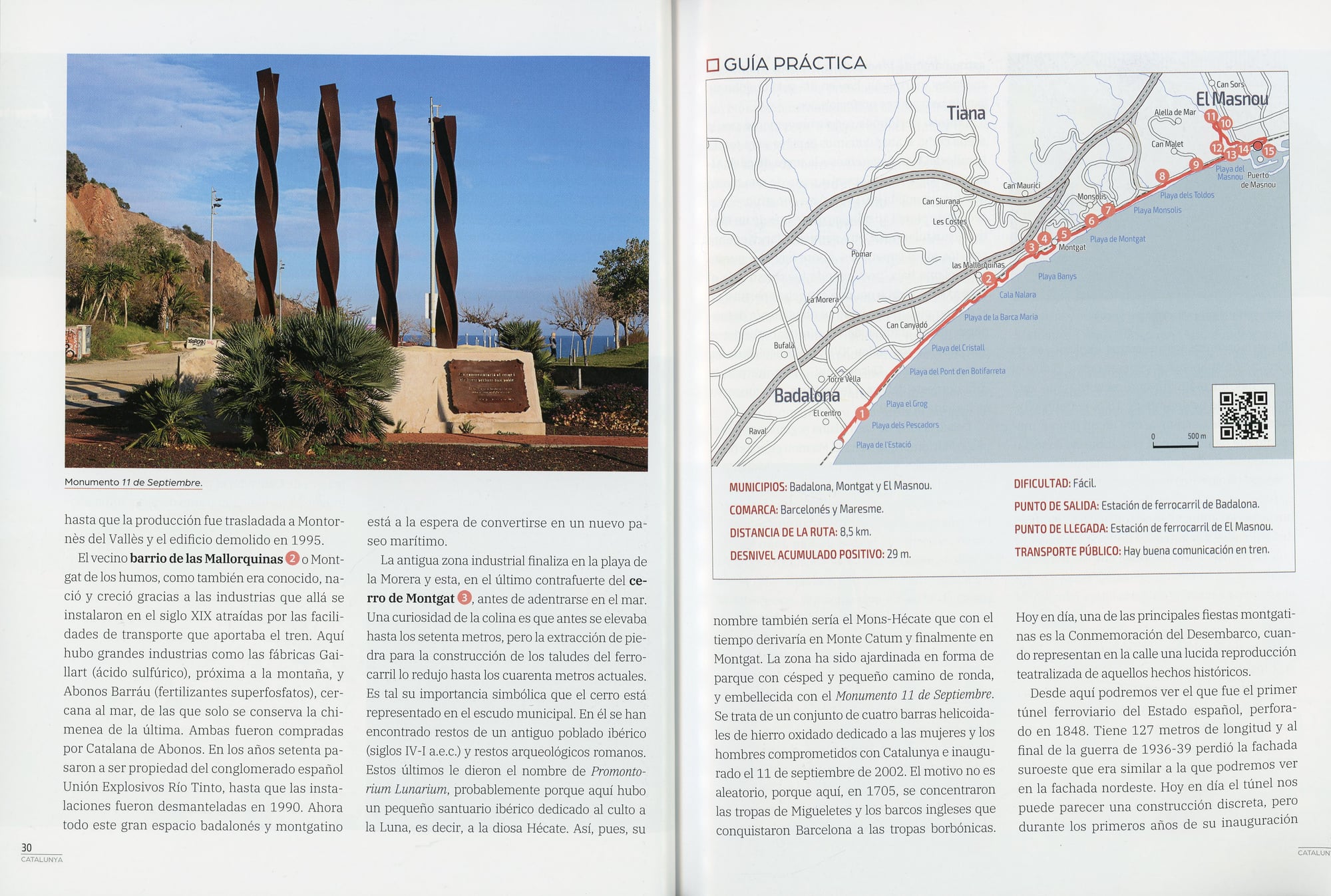 El sendero litoral de la costa de Barcelona : De Barcelona a la Costa Brava - Miniatura 3