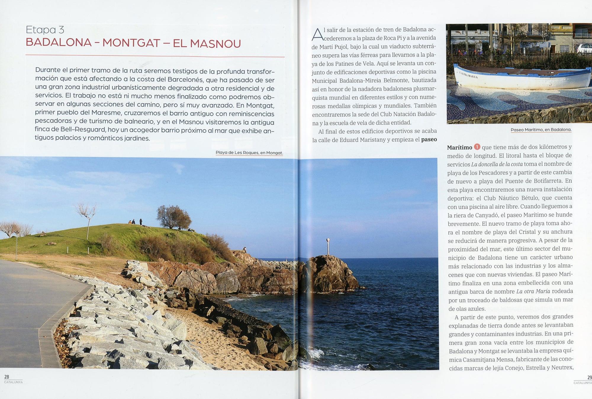 El sendero litoral de la costa de Barcelona : De Barcelona a la Costa Brava - Miniatura 4