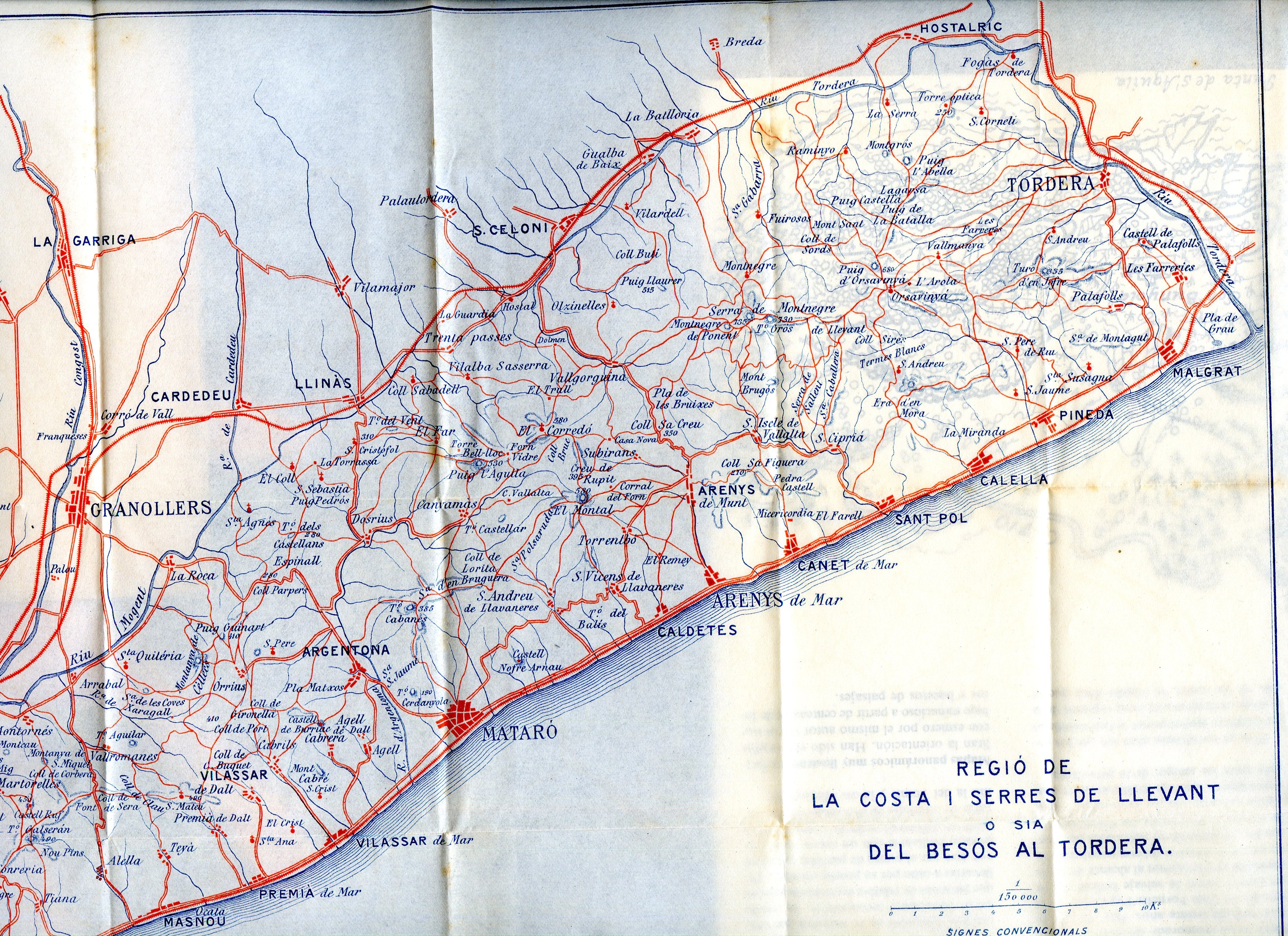 Costa i Serres de Llevant, La : Guia descriptiva-Itinerària de la regió compresa entre el mar i els rius Besòs, Mogent i Tordera - Miniatura 5