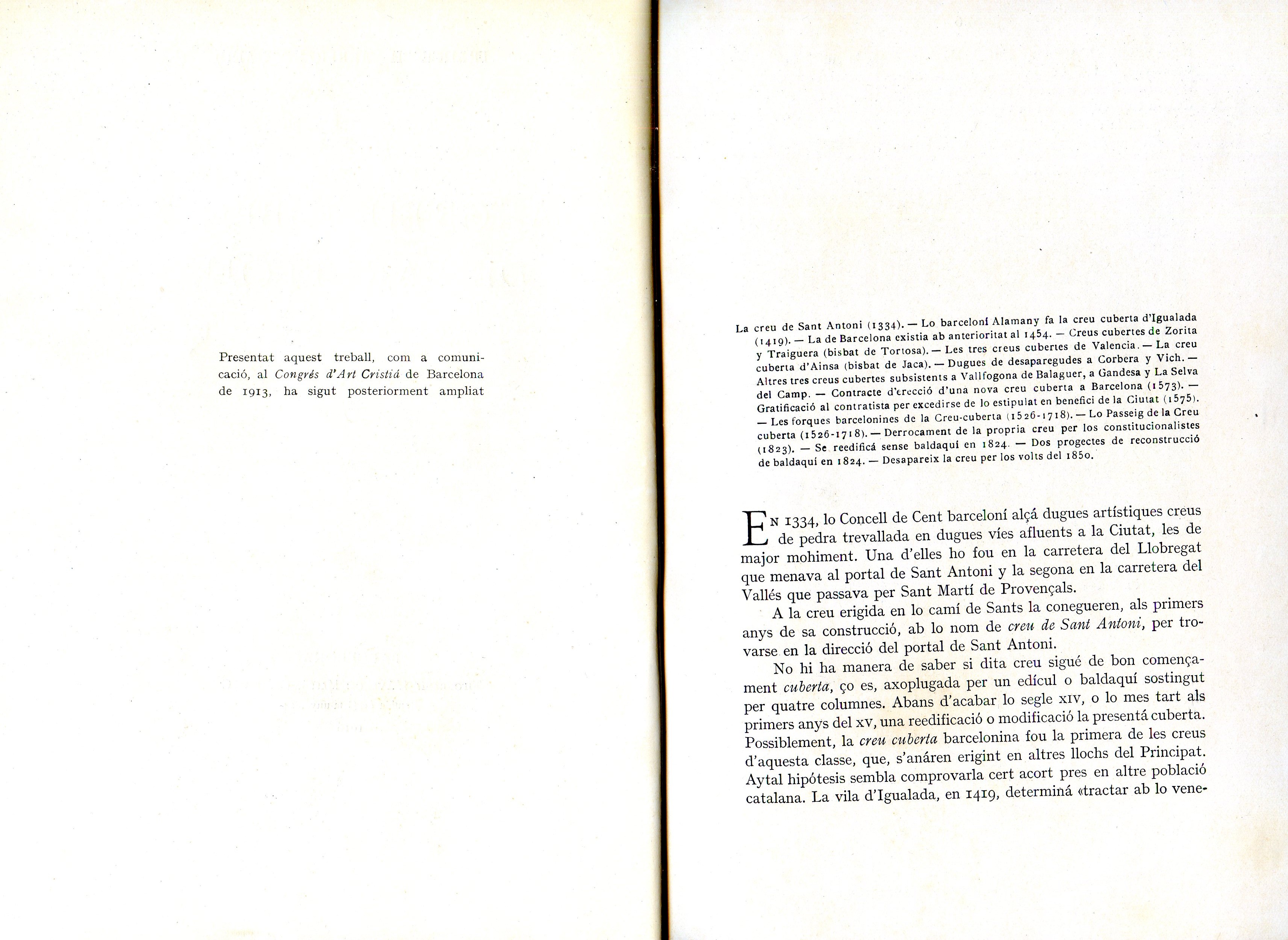 La "Creu Cuberta" de Barcelona - Miniatura 2