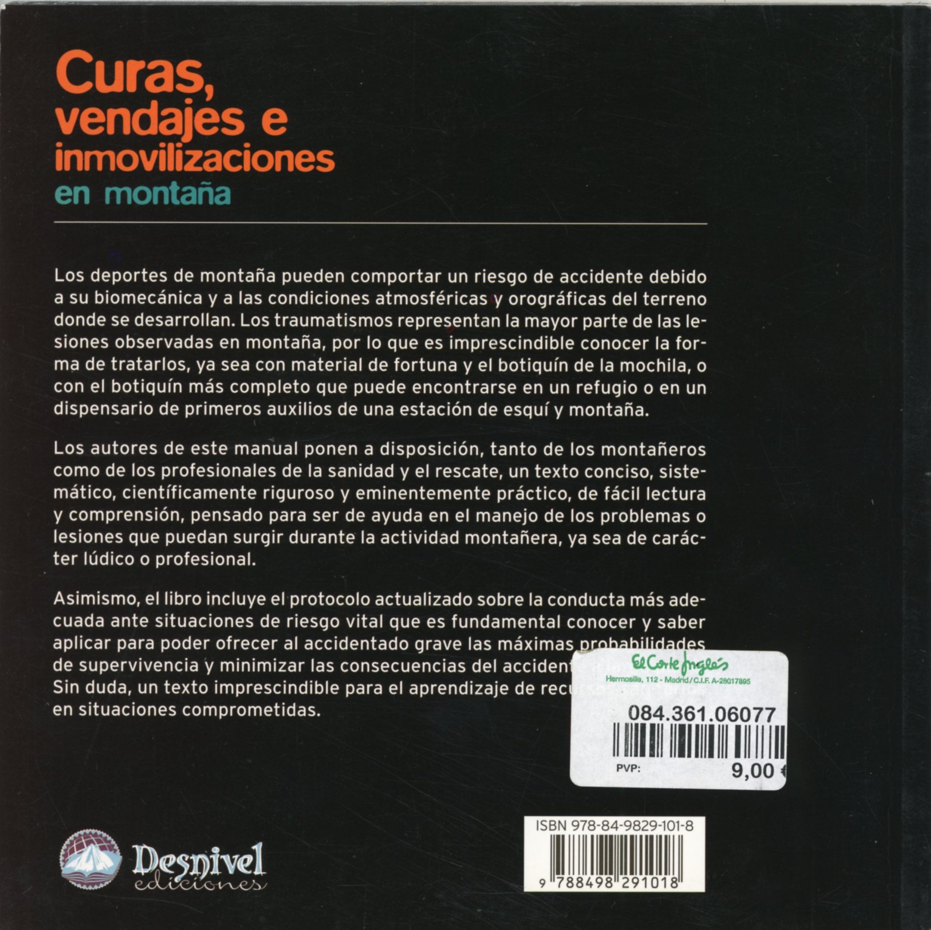 Curas, vendajes e immovilizaciones en montaña - Miniatura 3
