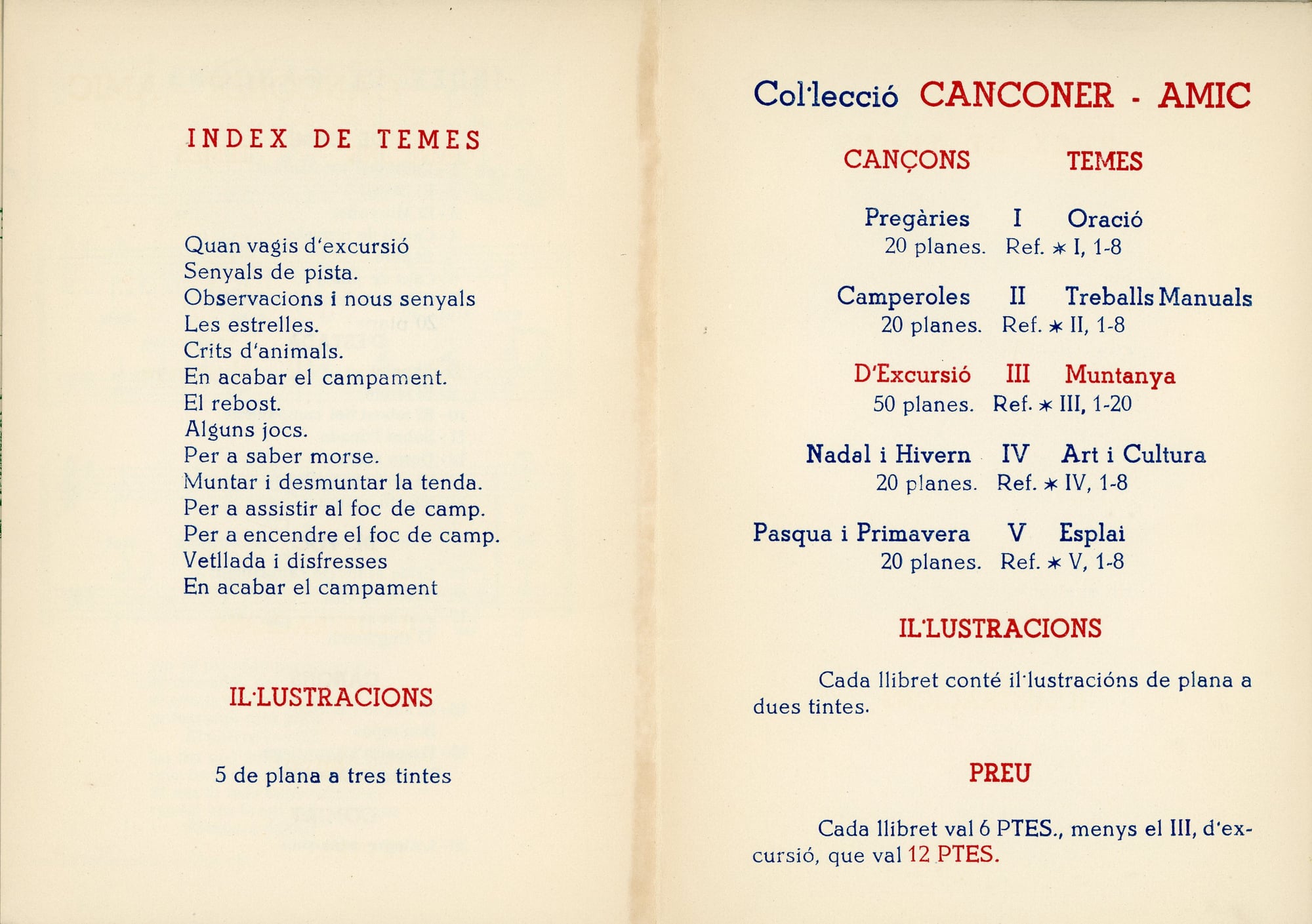 D'excursió : cançons i temes de muntanya : III apartat del llibre Cançoner-Amic : Edició per a nenes i adolescents - Miniatura 4