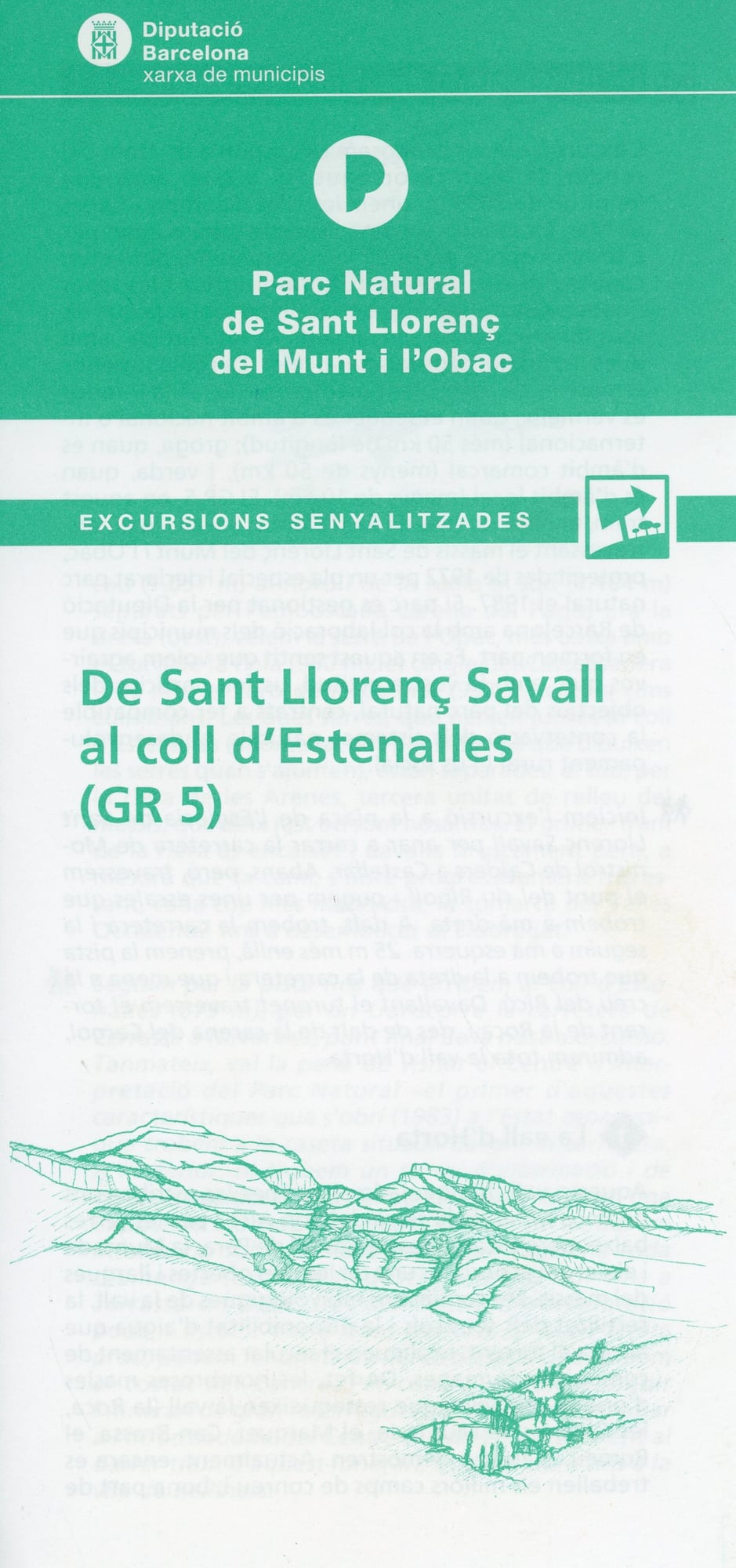 De Sant llorenç Savall al coll d'Estenalles - Portada