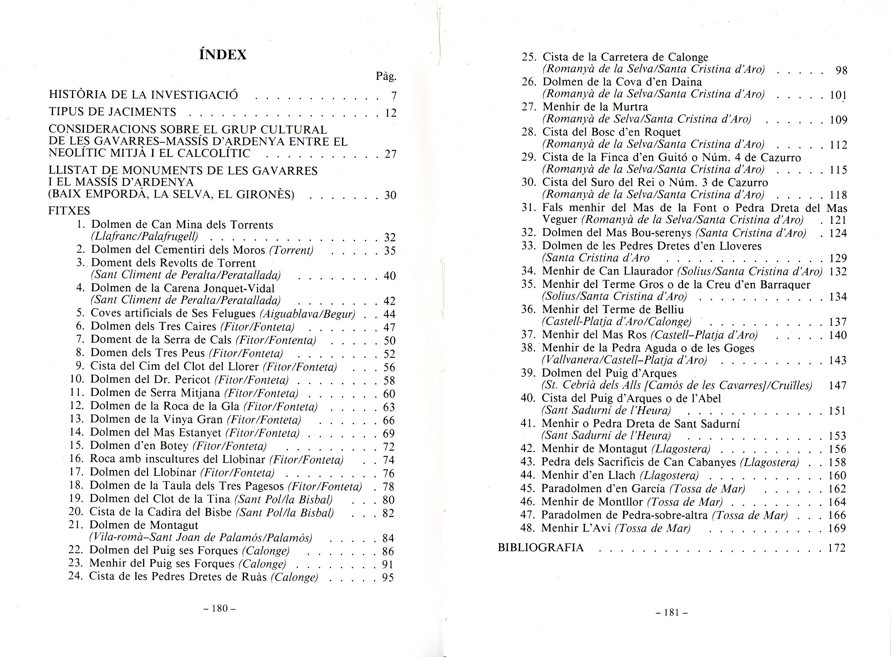 Dòlmens i menhirs : 48 monuments megalítics de les Gavarres i el Massís d'Ardenya : (Baix Empordà, la Selva, el Gironès) - Miniatura 2