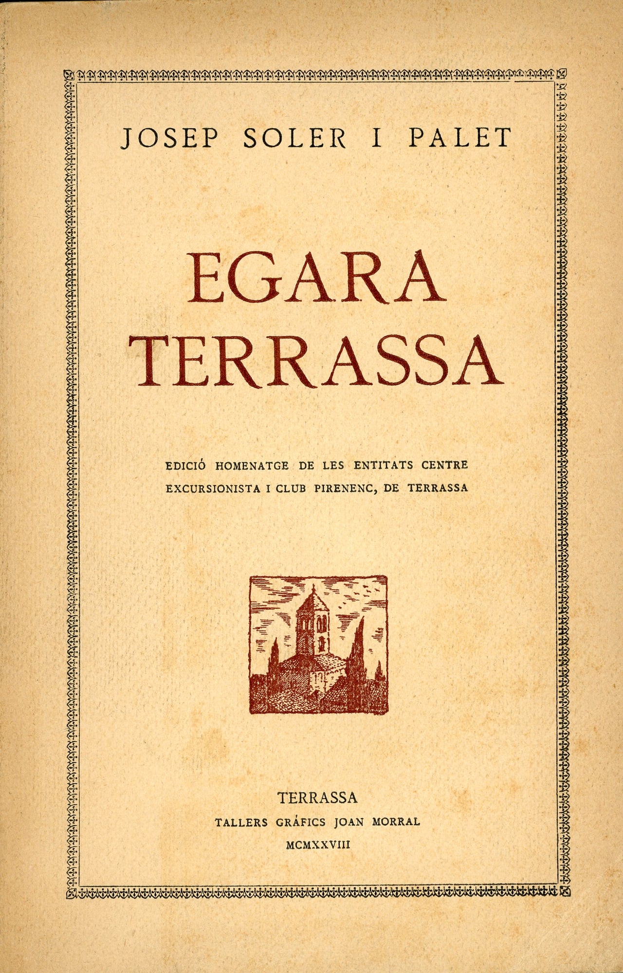 Egara Terrassa - Portada