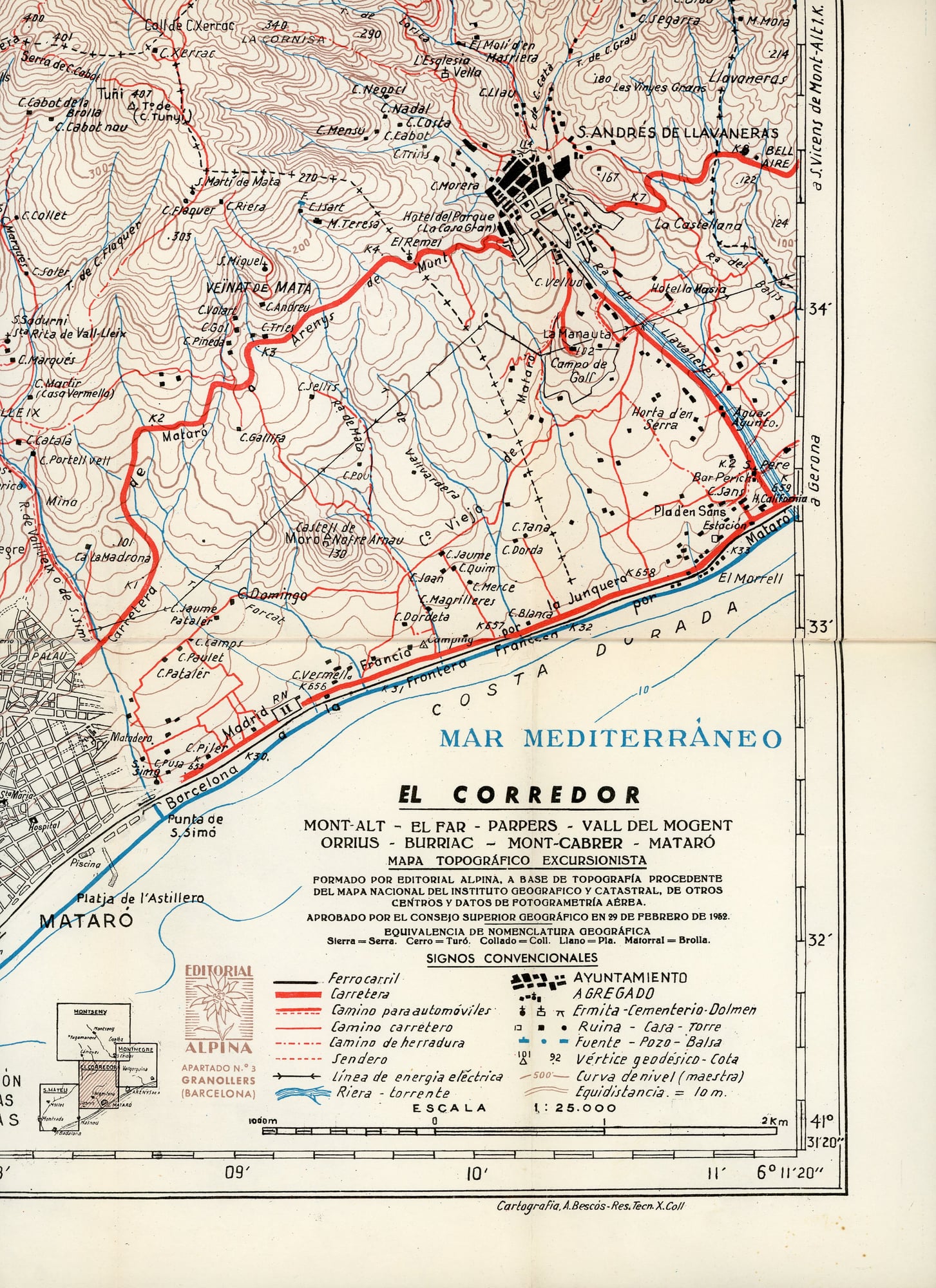 Corredor, El : Mont Alt - El Far - Parpers - Vall de Mogent - Òrrius - Burriac - Mont Cabrer - Mataró - Miniatura 5
