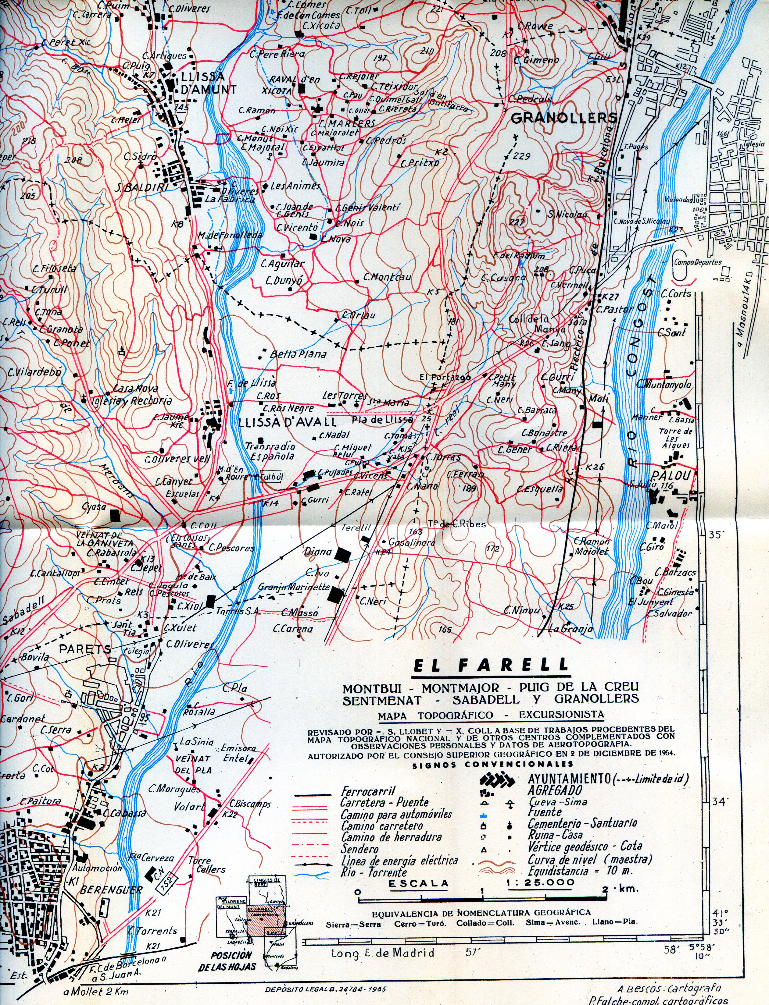 Farell, El : Montbui - Montmajor- Puig De La Creu - Sentmenat - Sabadell - Granollers - Miniatura 3