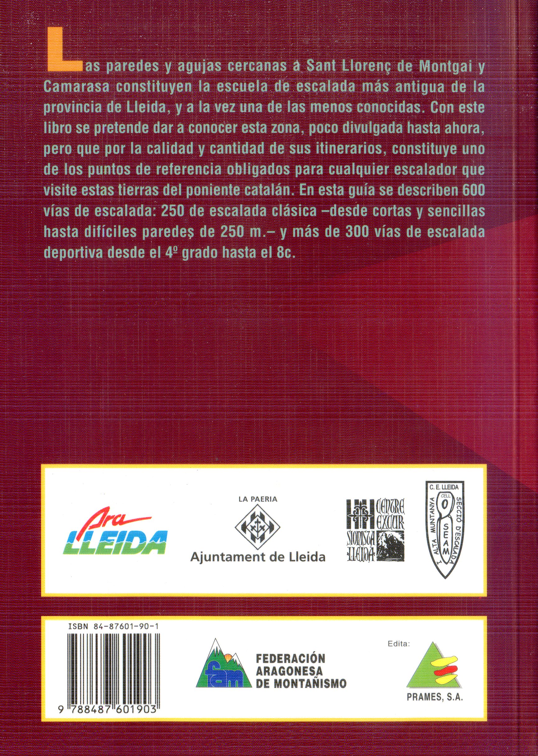 Escaladas en la Noguera : Camarasa, Sant Llorenç de Montgai y Mont-roig - Miniatura 6